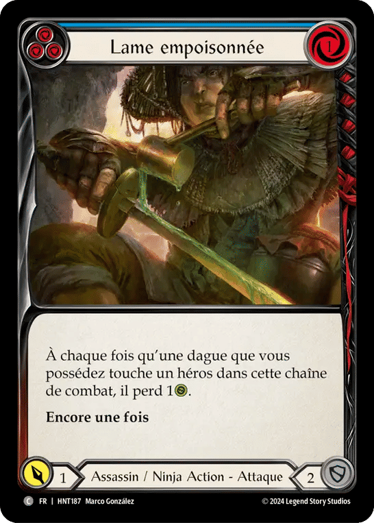 Lame empoisonnée — The Hunted — Flesh and Blood
