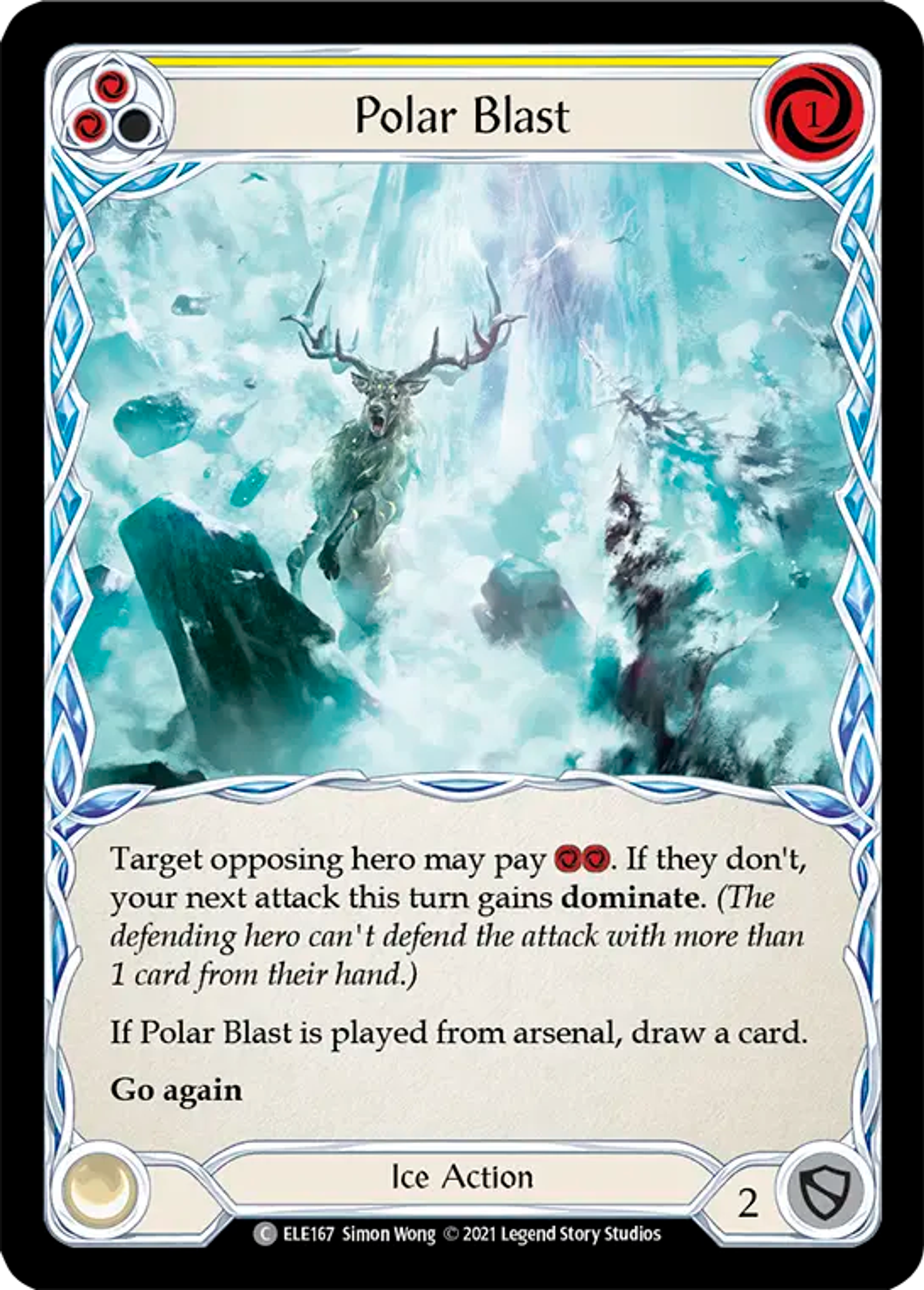 Polar Blast (Yellow) — Tales of Aria — Flesh and Blood