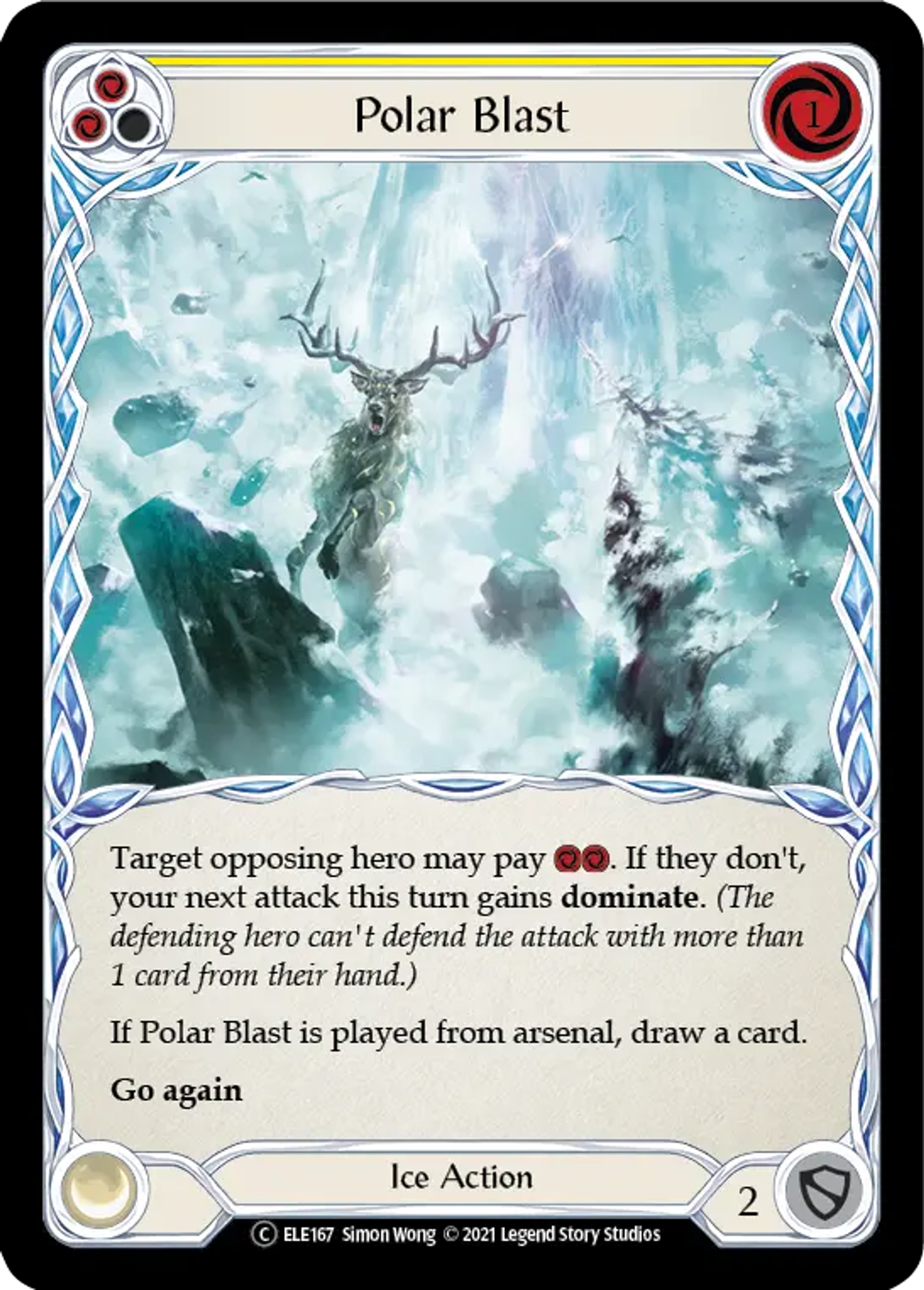 Polar Blast (Yellow) — Tales of Aria - Unlimited — Flesh and Blood