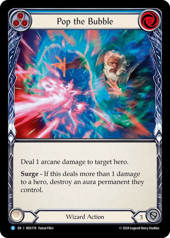 Pop the Bubble (Blue) — Rosetta — Flesh and Blood