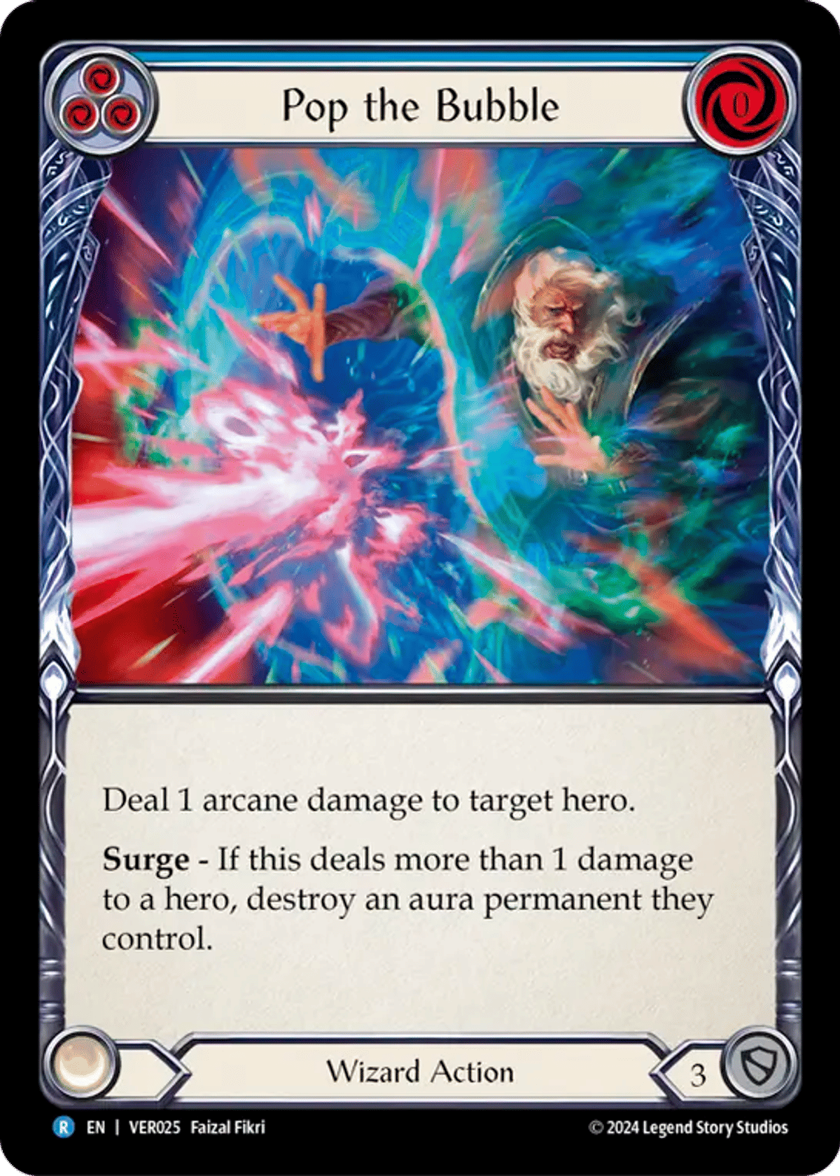Pop the Bubble (Blue) from Rosetta Blitz Deck - Verdance - Flesh and Blood