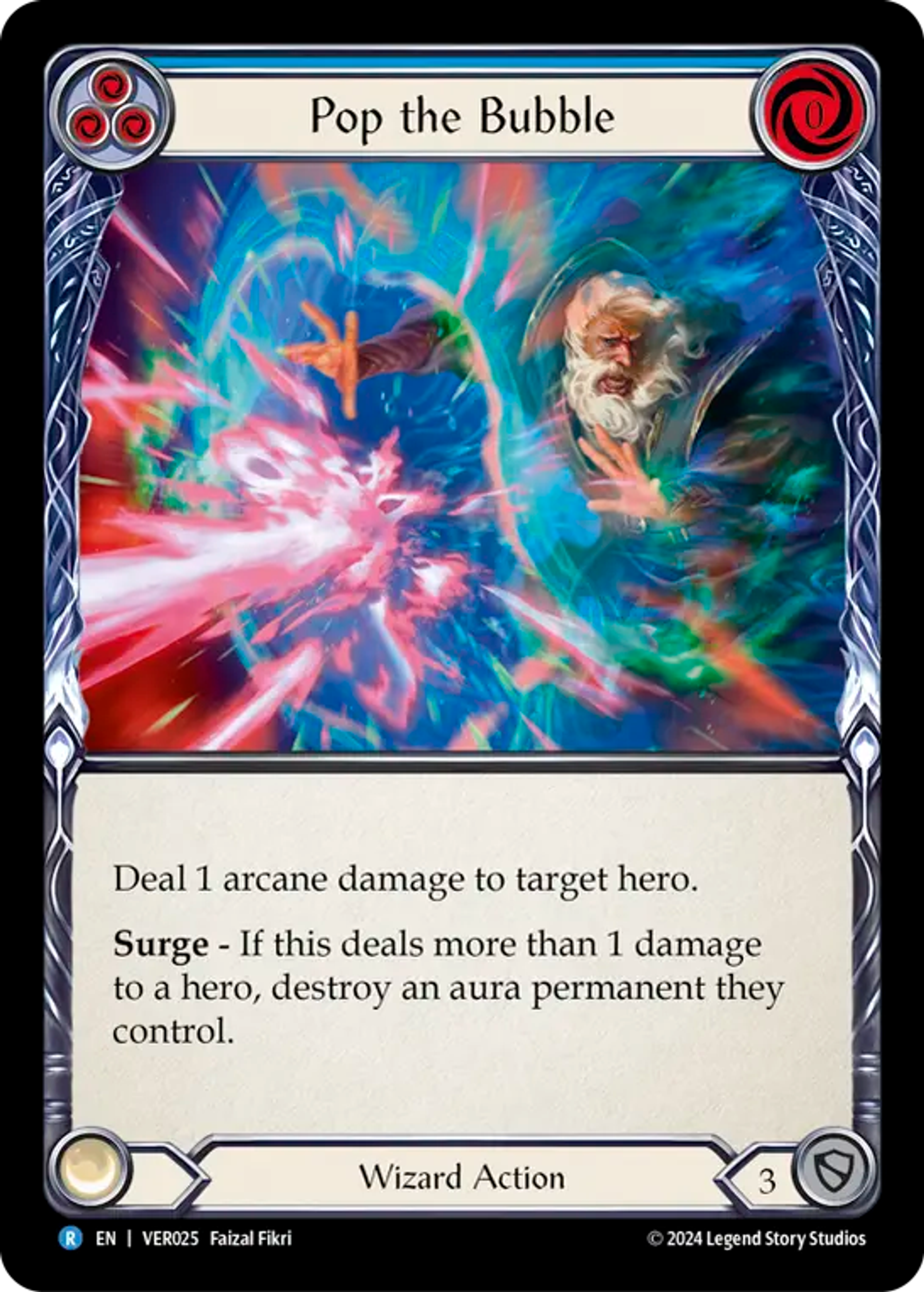 Pop the Bubble (Blue) — Rosetta Blitz Deck - Verdance — Flesh and Blood