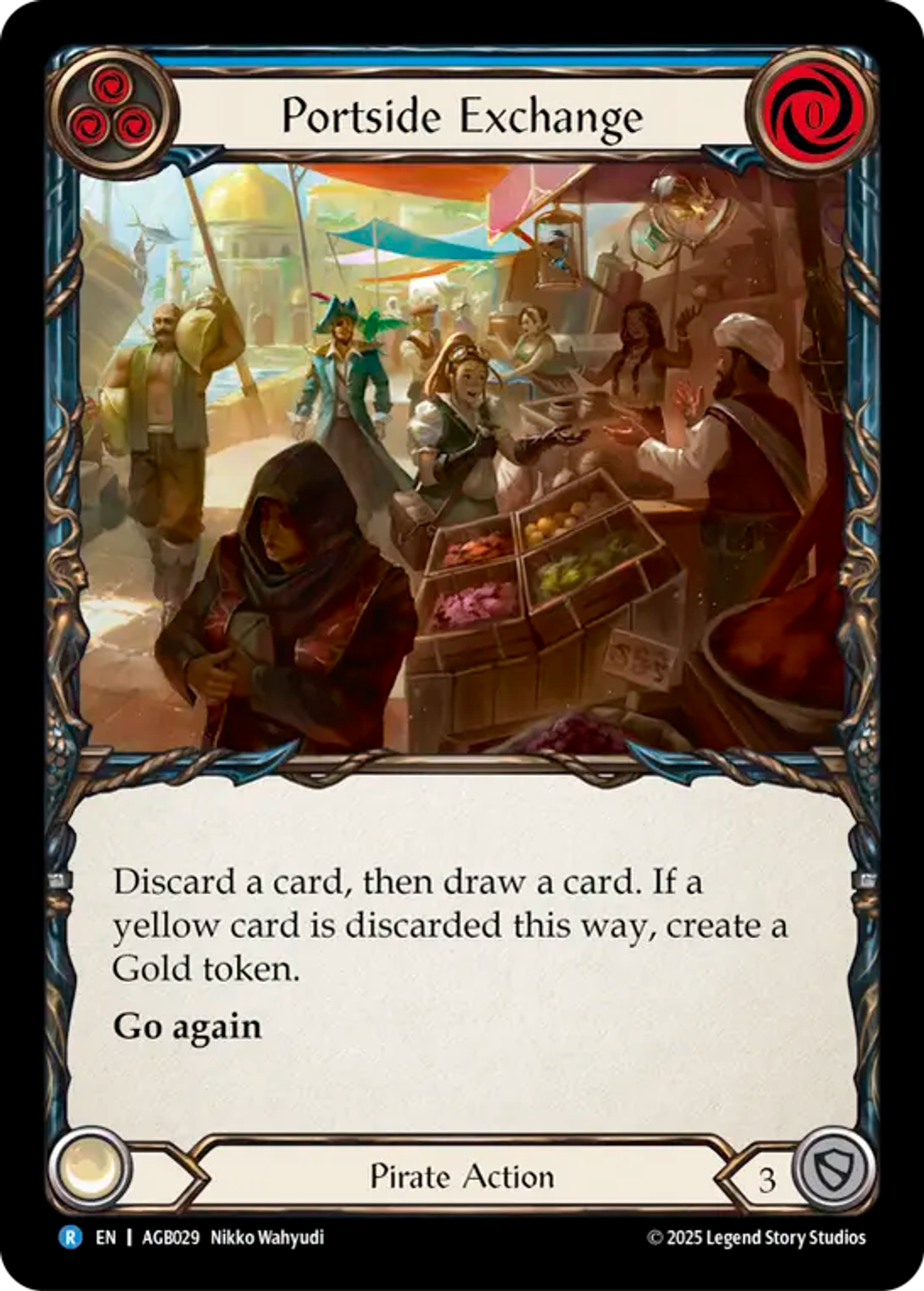 Portside Exchange (Blue) — Armory Deck - Gravy Bones — Flesh and Blood