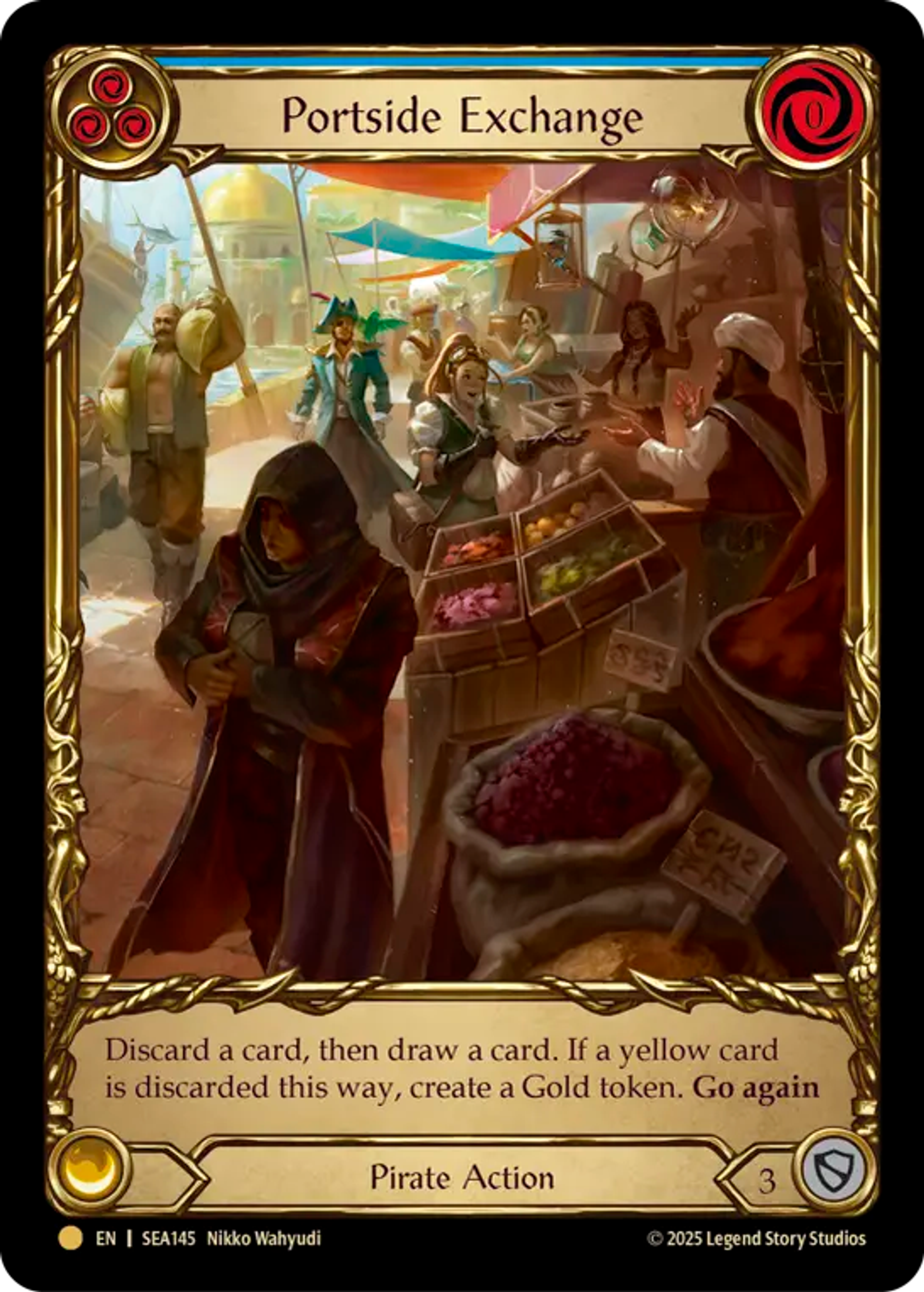 Portside Exchange (Blue) — High Seas - Treasure Pack — Flesh and Blood