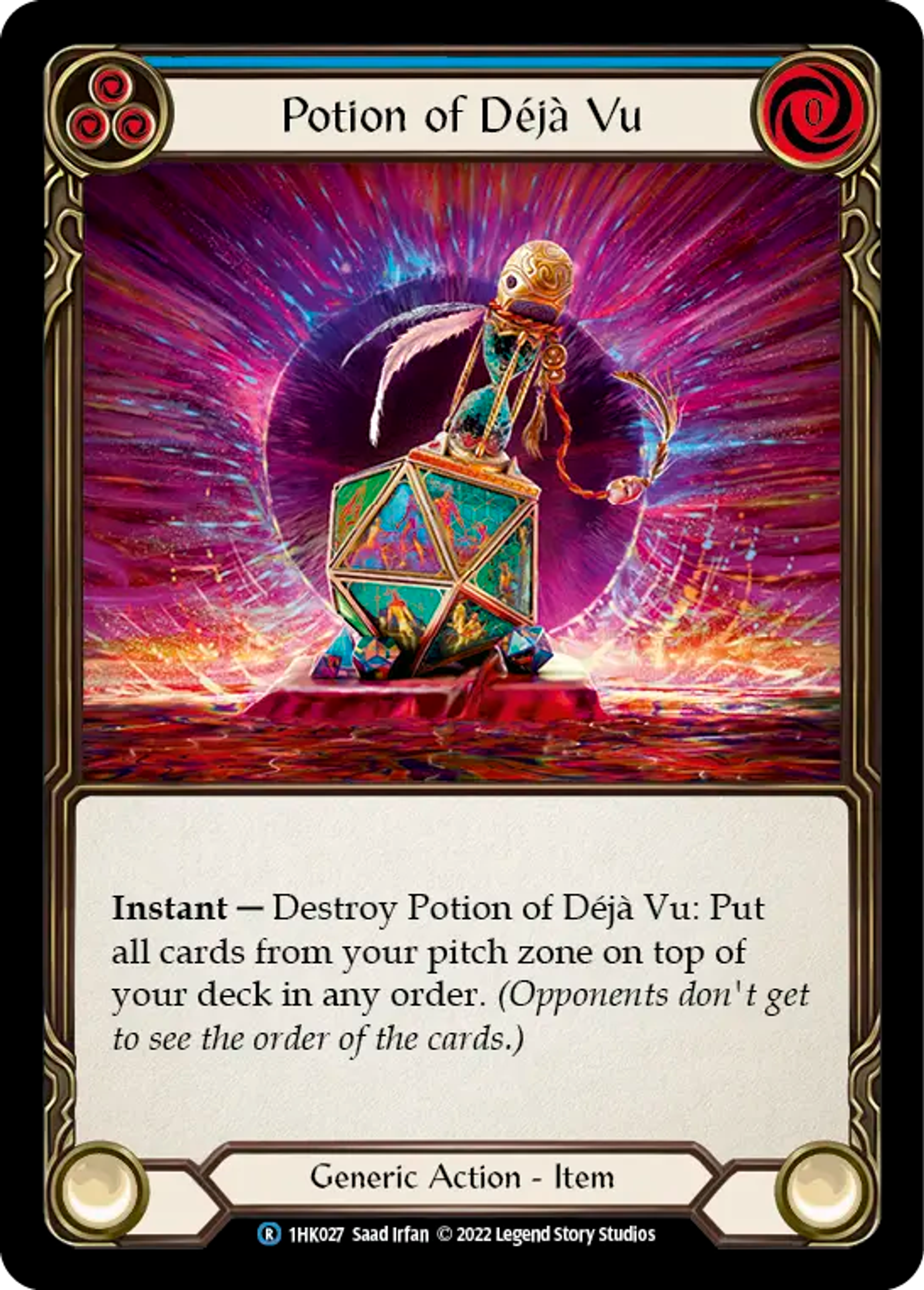 Potion of Déjà Vu (Blue) — Kano - Blitz Deck — Flesh and Blood