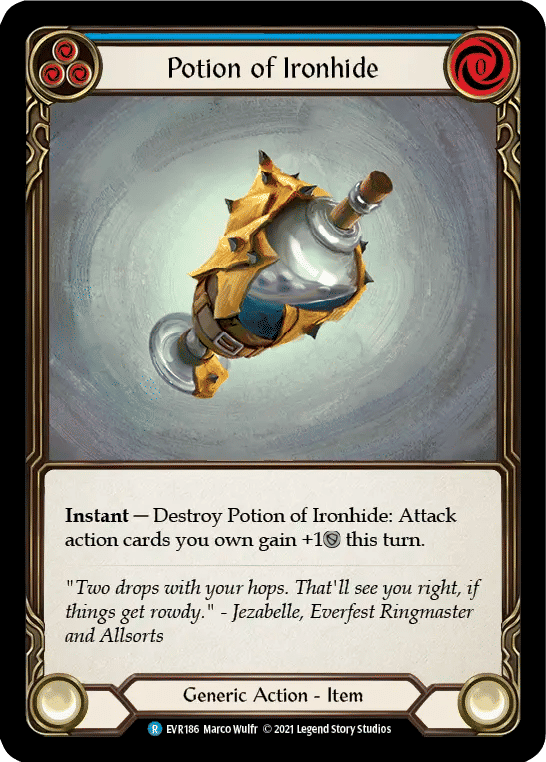 Potion of Ironhide (Blue) — Everfest — Flesh and Blood