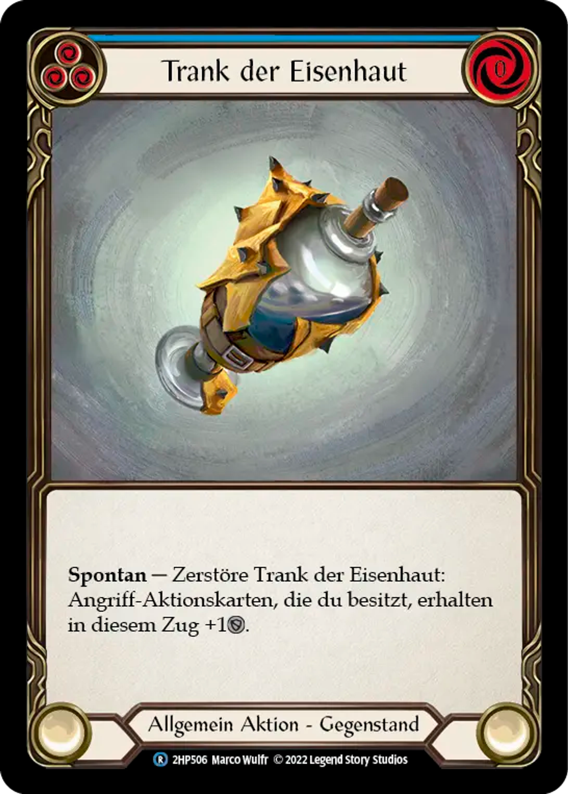 Potion of Ironhide (Blue) — History Pack 2 - Black Label — Flesh and Blood