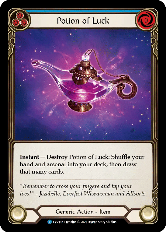 Potion of Luck (Blue) — Everfest — Flesh and Blood