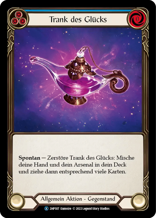 Potion of Luck (Blue) — History Pack 2 - Black Label — Flesh and Blood