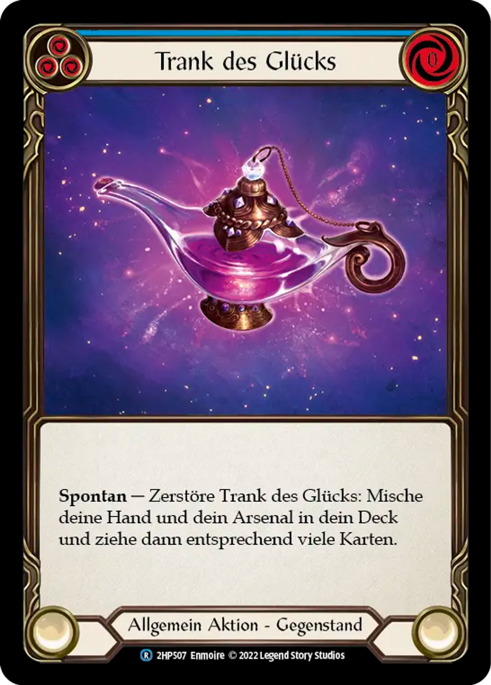 Potion of Luck (Blue) — History Pack 2 - Black Label — Flesh and Blood