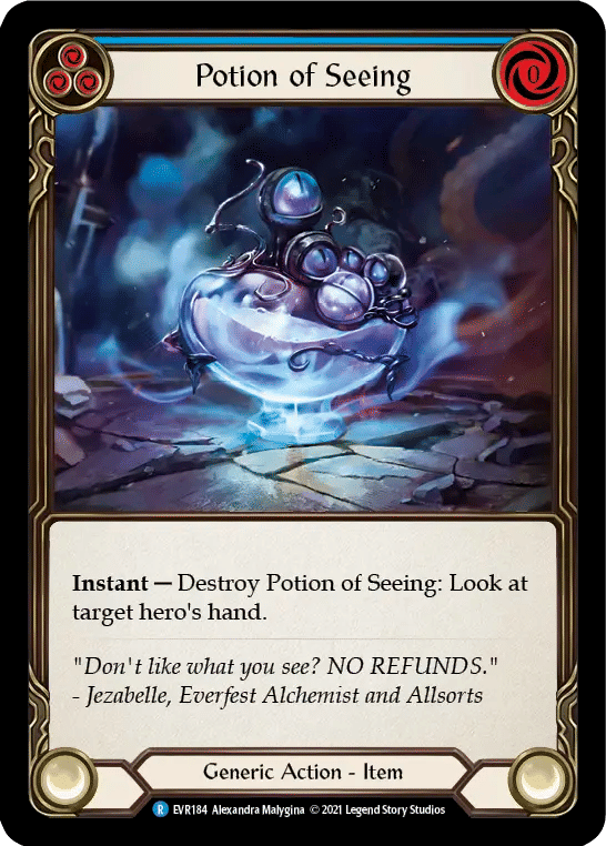 Potion of Seeing (Blue) — Everfest — Flesh and Blood