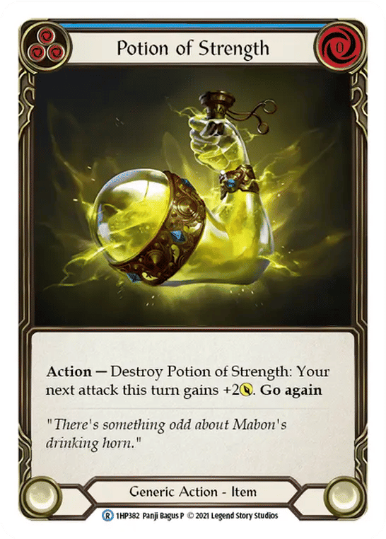 Potion of Strength (Blue) — History Pack 1 — Flesh and Blood