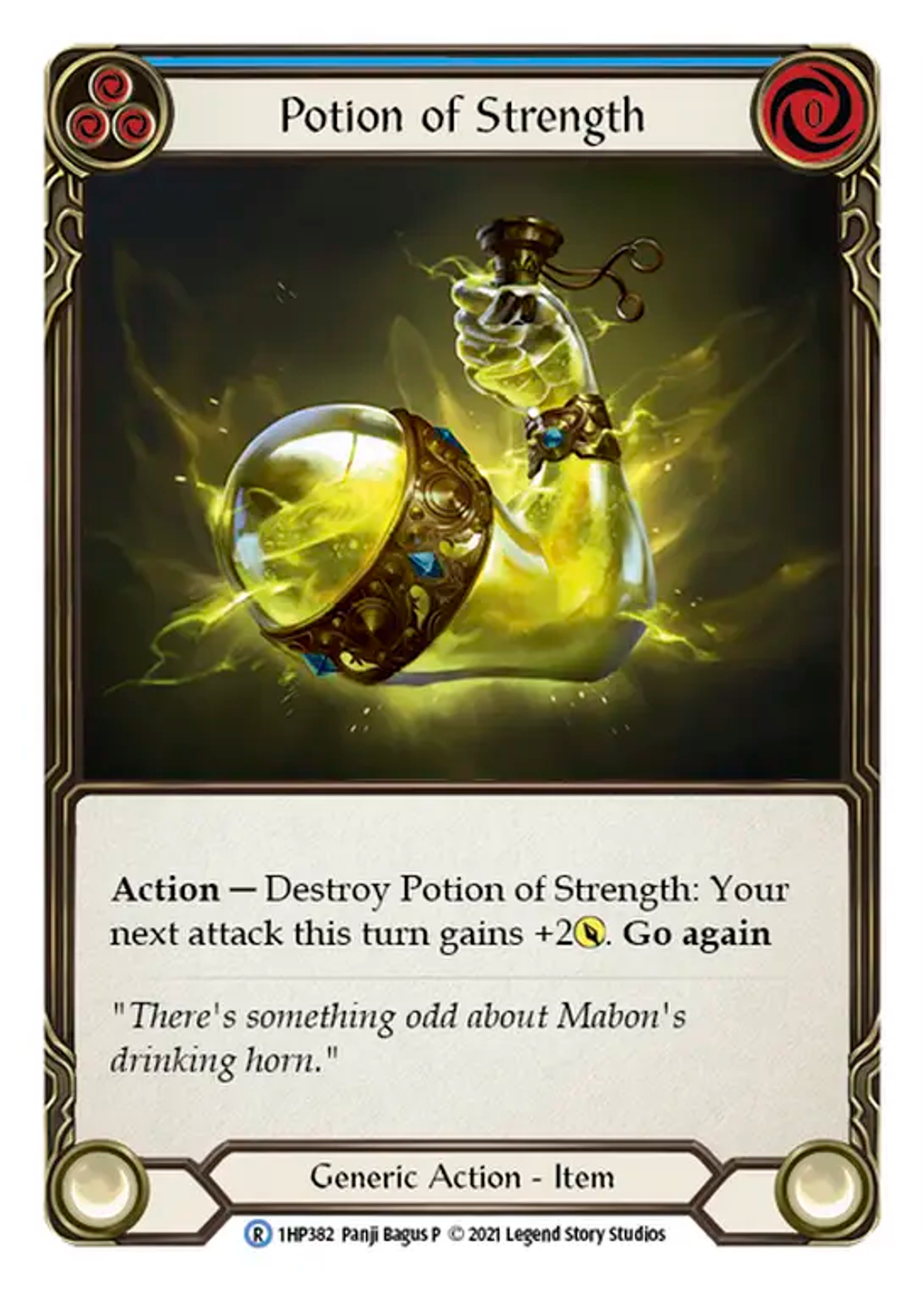 Potion of Strength (Blue) — History Pack 1 — Flesh and Blood