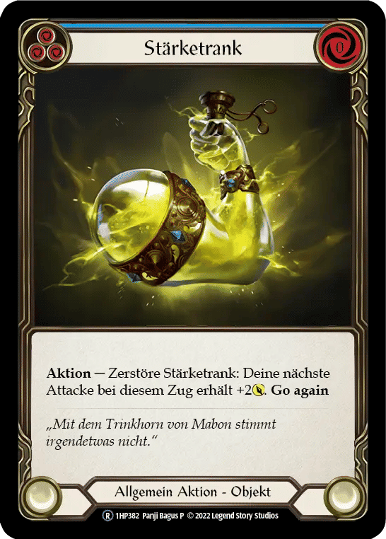 Potion of Strength (Blue) — History Pack 1 - Black Label — Flesh and Blood