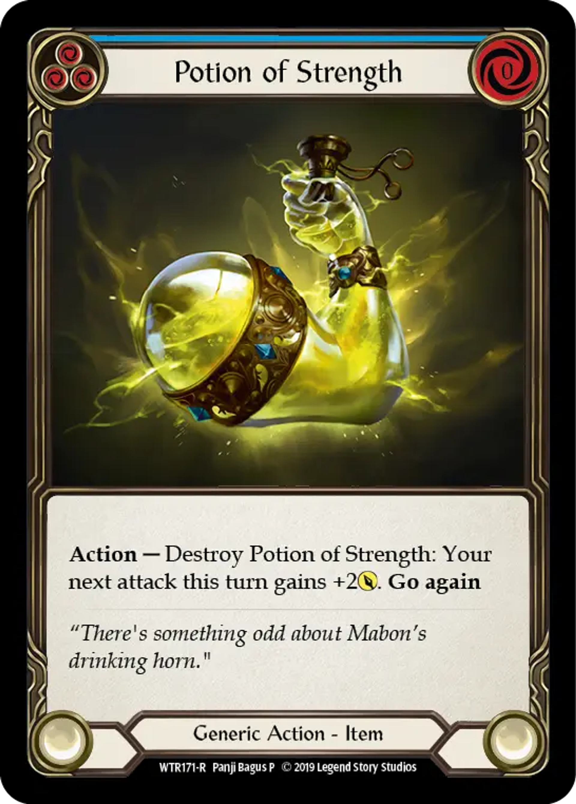 Potion of Strength (Blue) — Welcome to Rathe — Flesh and Blood