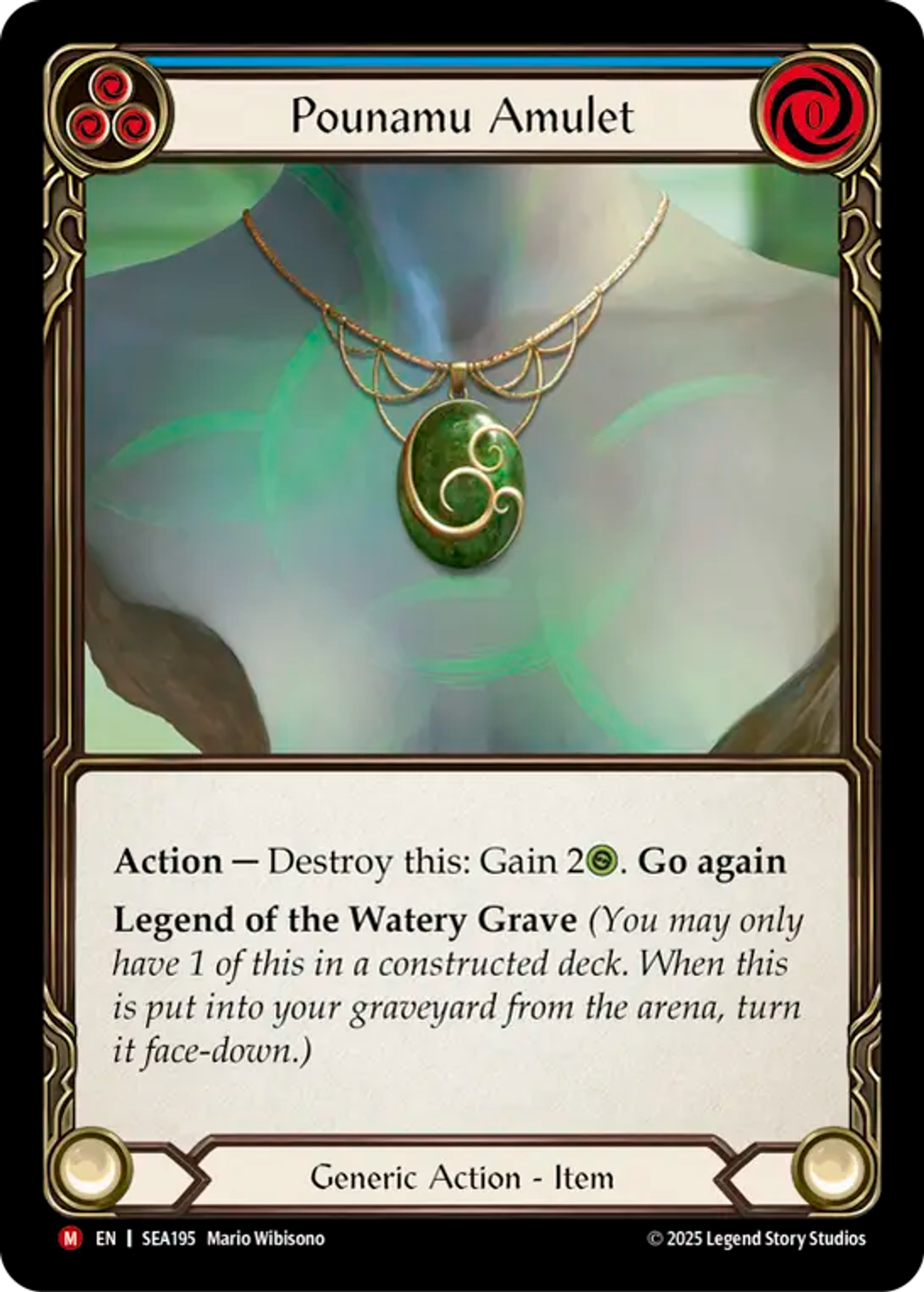 Pounamu Amulet — High Seas — Flesh and Blood