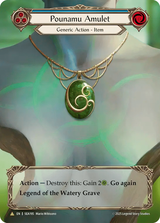 Pounamu Amulet — High Seas - Treasure Pack — Flesh and Blood