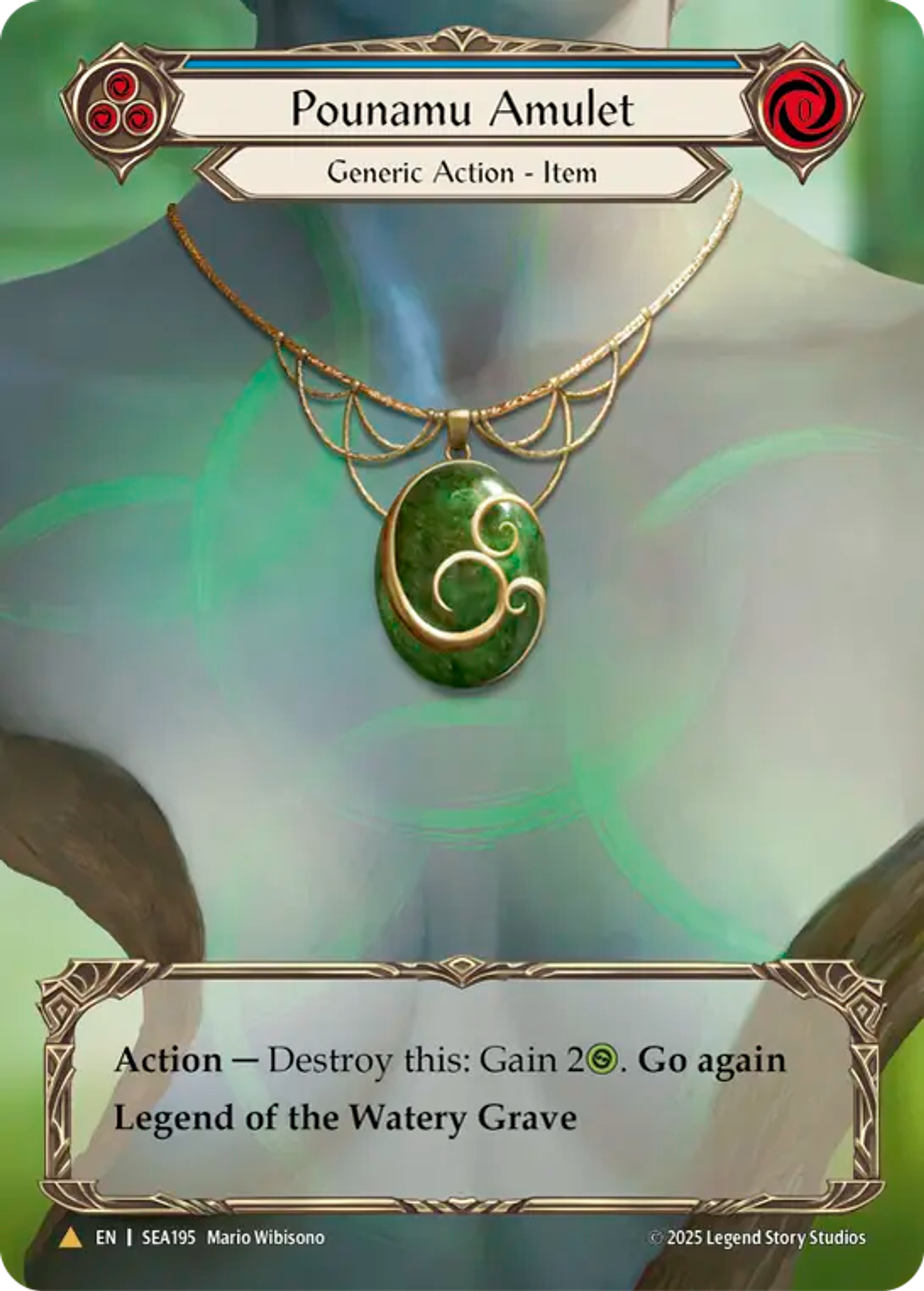 Pounamu Amulet — High Seas - Treasure Pack — Flesh and Blood