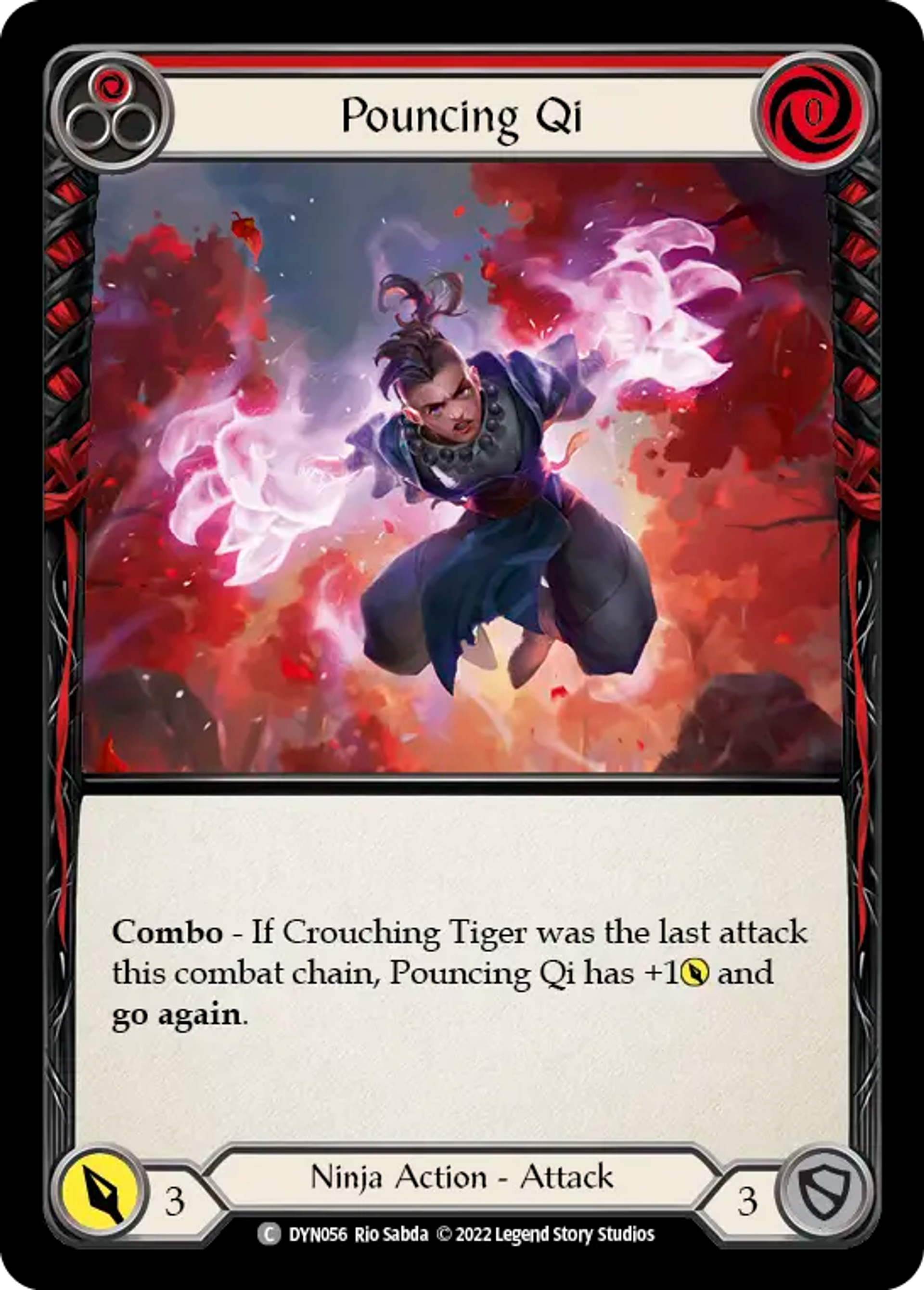 Pouncing Qi (Red) — Dynasty — Flesh and Blood