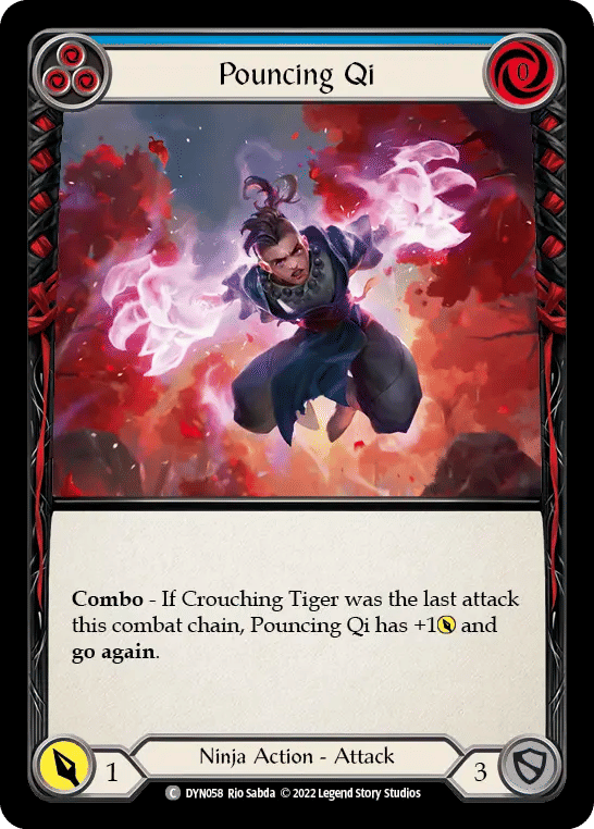Pouncing Qi (Blue) — Dynasty — Flesh and Blood