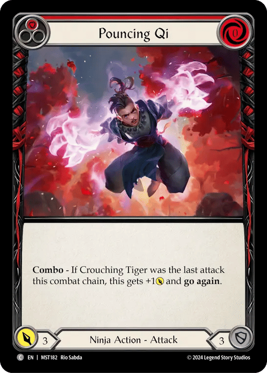 Pouncing Qi (Red) — Part the Mistveil — Flesh and Blood