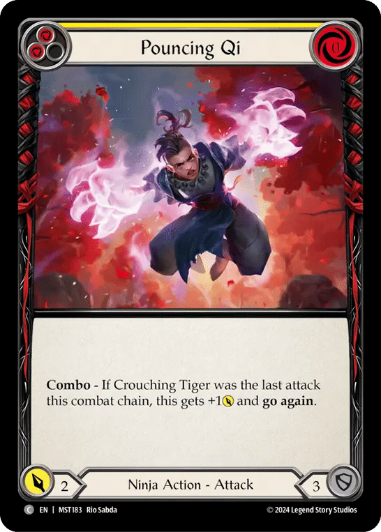 Pouncing Qi (Yellow) — Part the Mistveil — Flesh and Blood