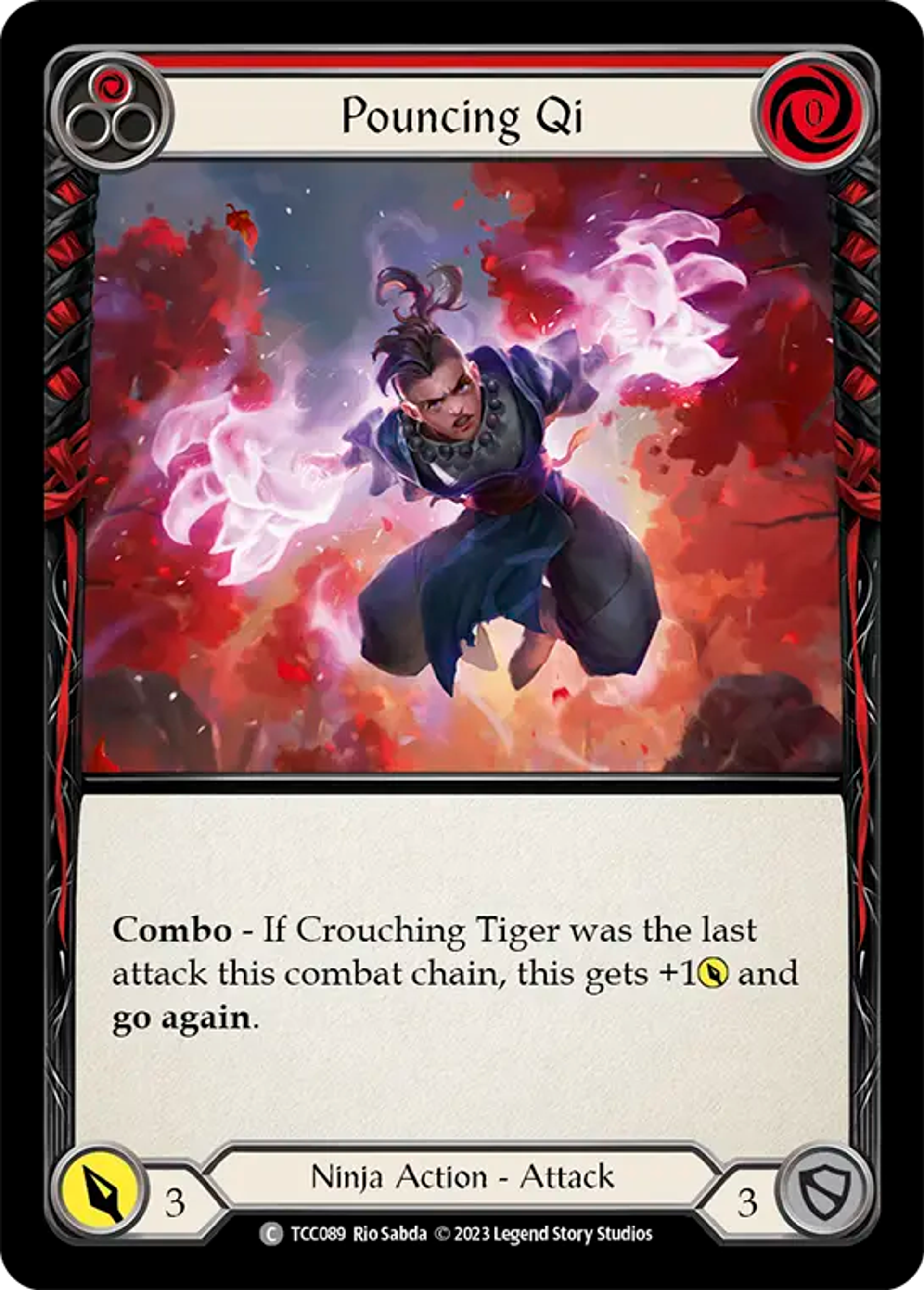 Pouncing Qi (Red) — Round the Table: TCC x LSS — Flesh and Blood