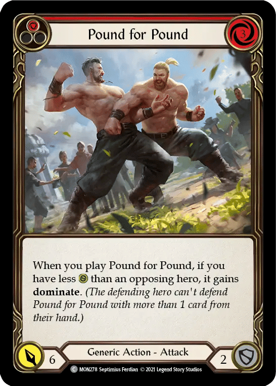 Pound for Pound (Red) — Monarch — Flesh and Blood