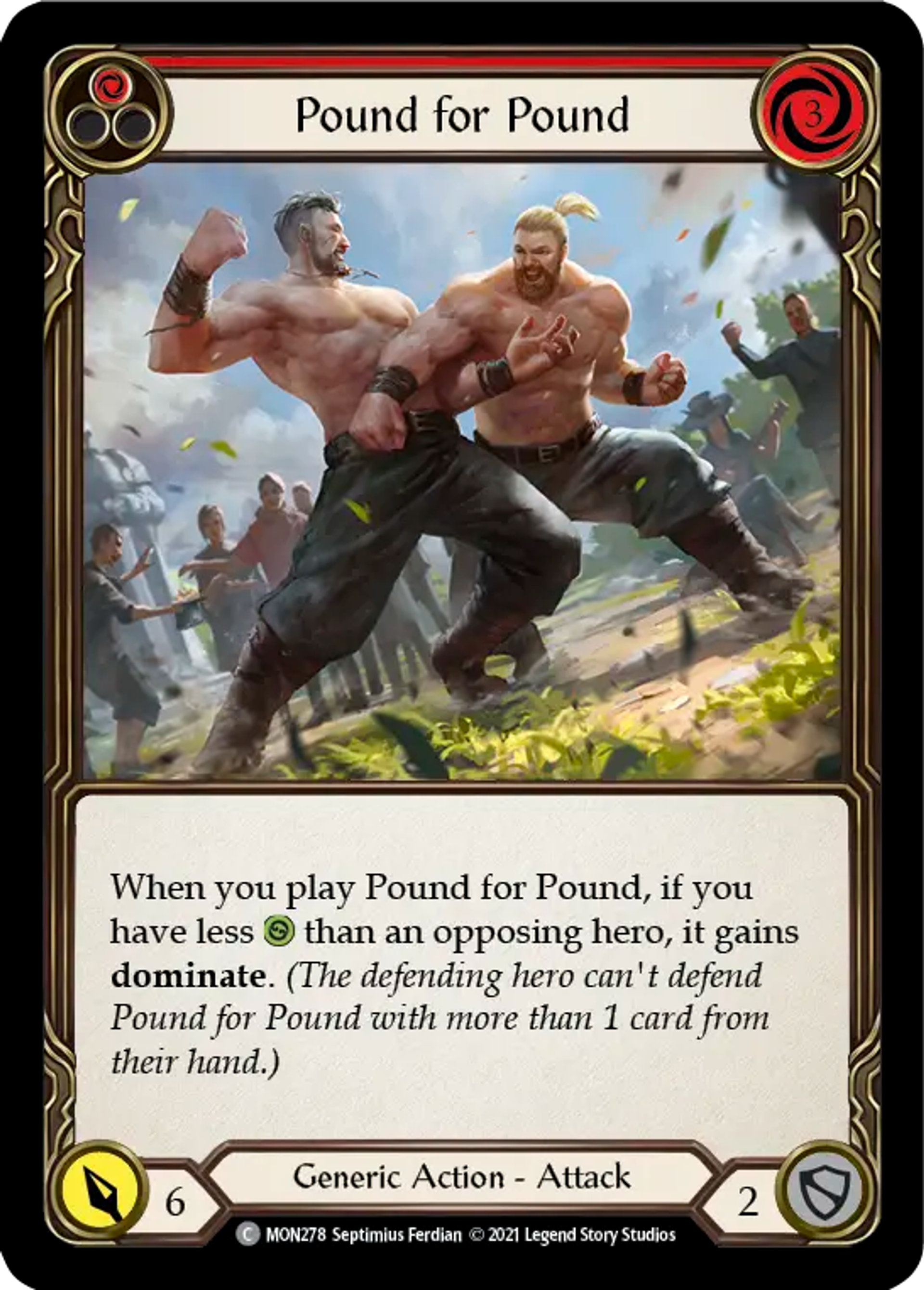 Pound for Pound (Red) — Monarch — Flesh and Blood