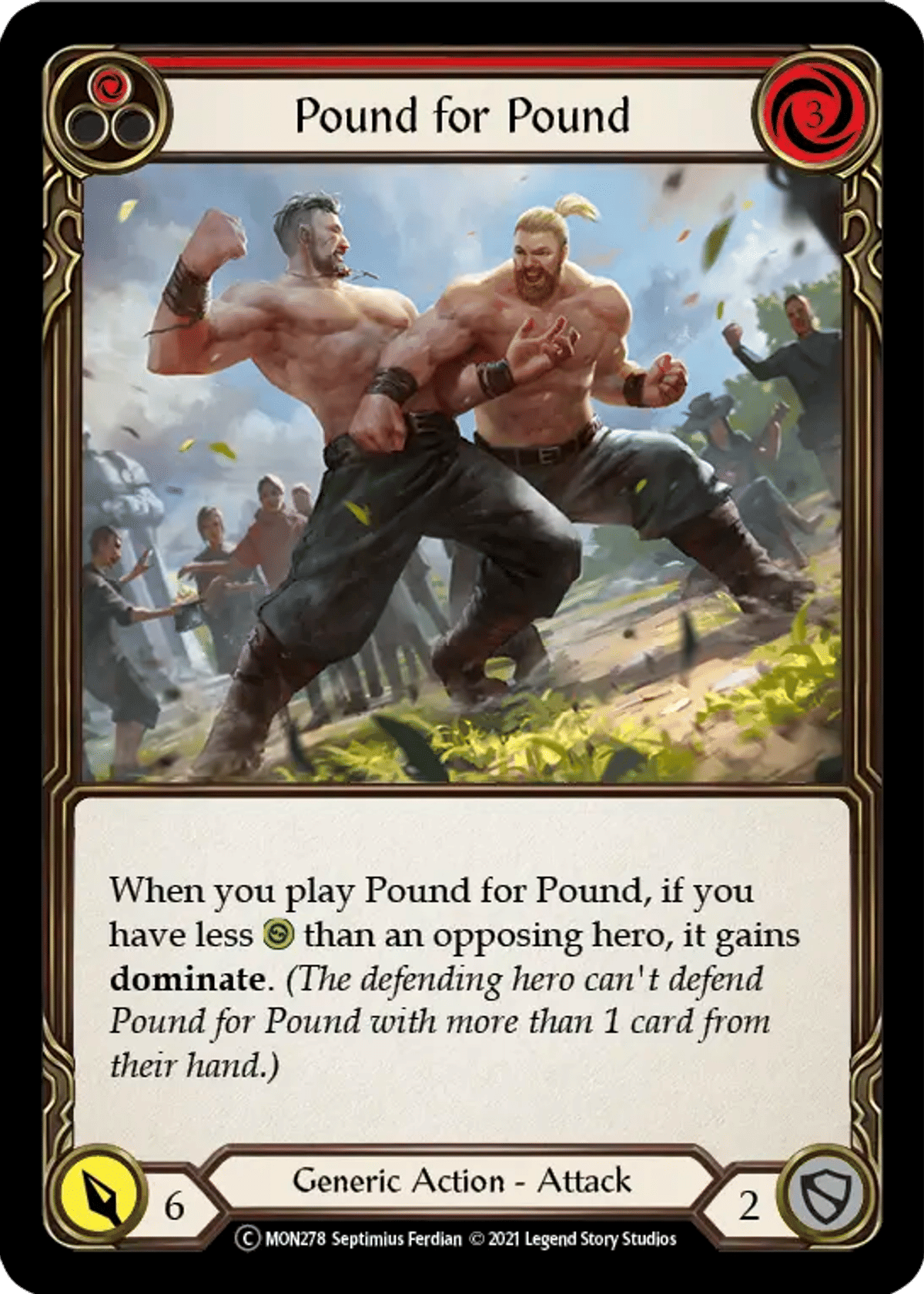 Pound for Pound (Red) from Monarch - Unlimited - Flesh and Blood