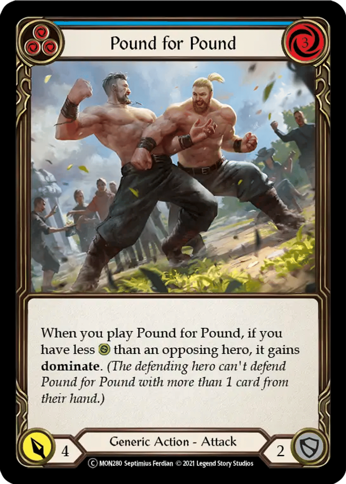 Pound for Pound (Blue) from Monarch - Unlimited - Flesh and Blood