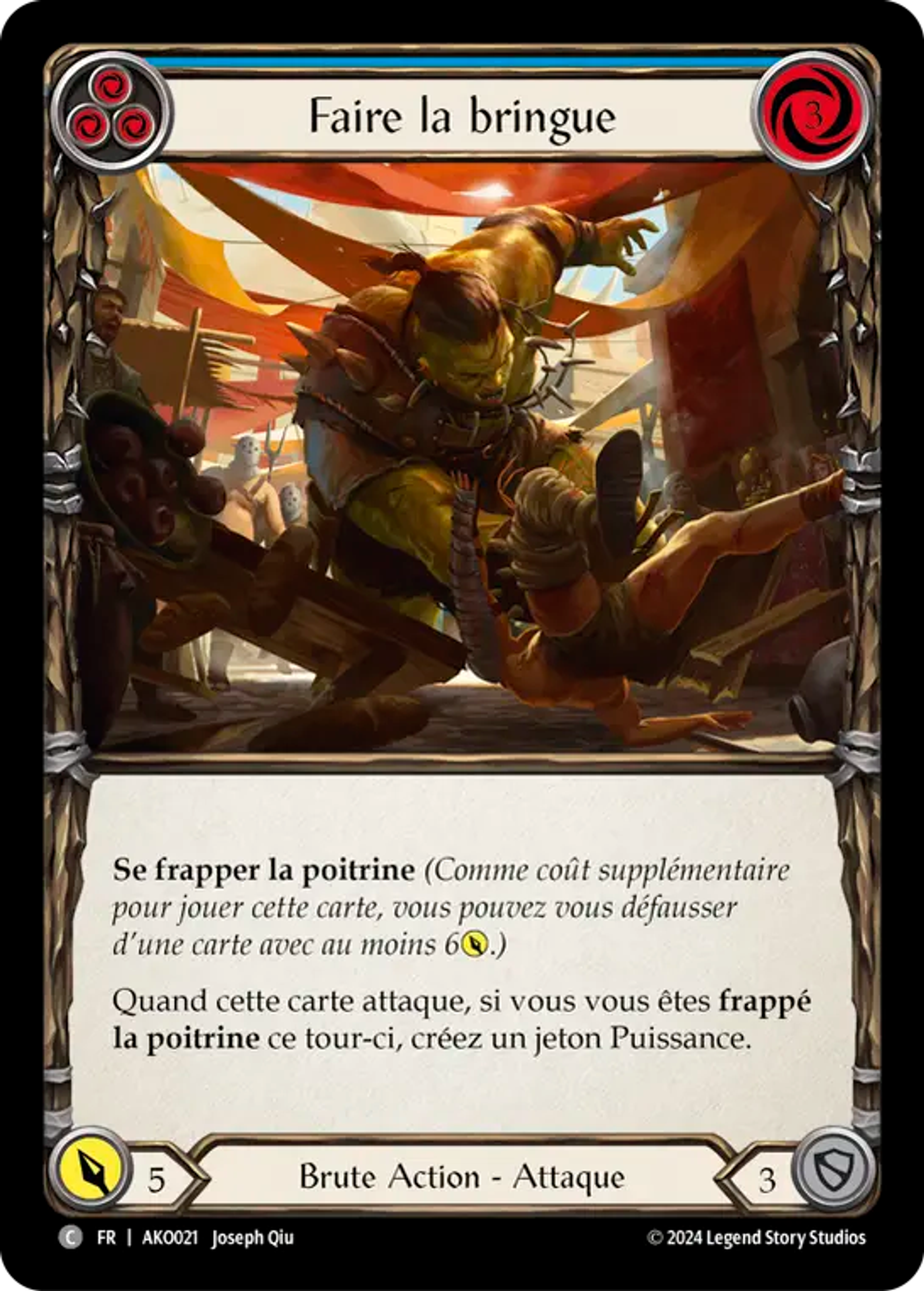 Faire la bringue — Armory Deck - Kayo, Armed and Dangerous — Flesh and Blood