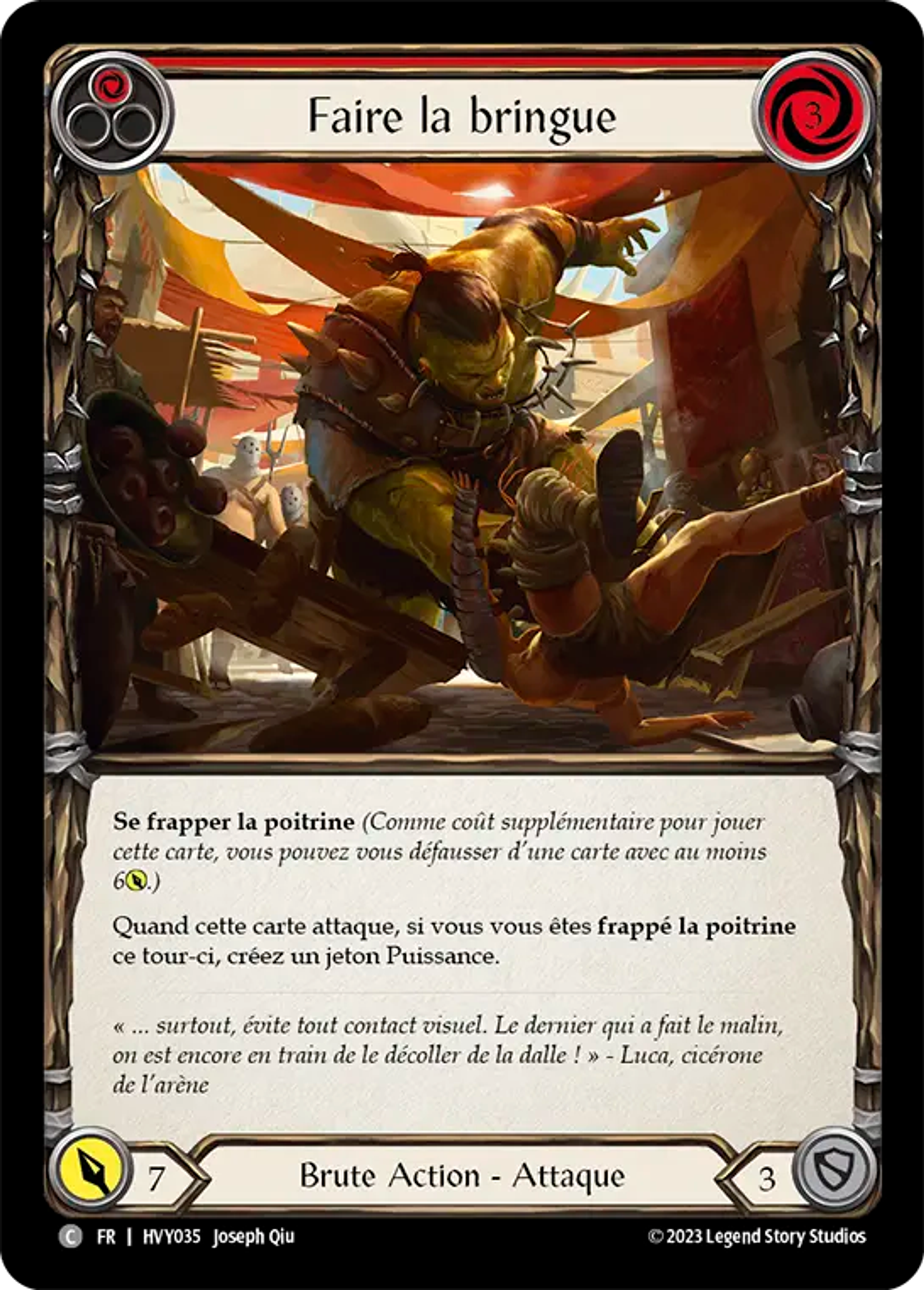 Faire la bringue — Heavy Hitters — Flesh and Blood