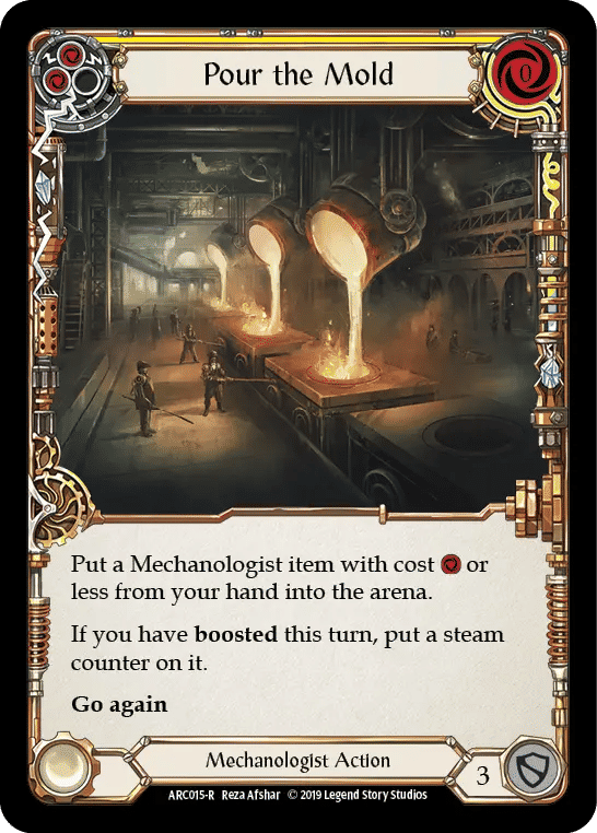 Pour the Mold (Yellow) — Arcane Rising — Flesh and Blood