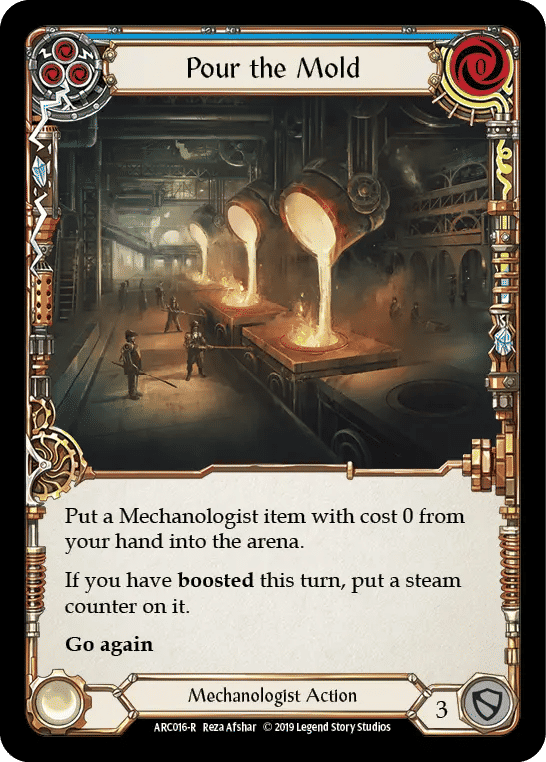 Pour the Mold (Blue) — Arcane Rising — Flesh and Blood