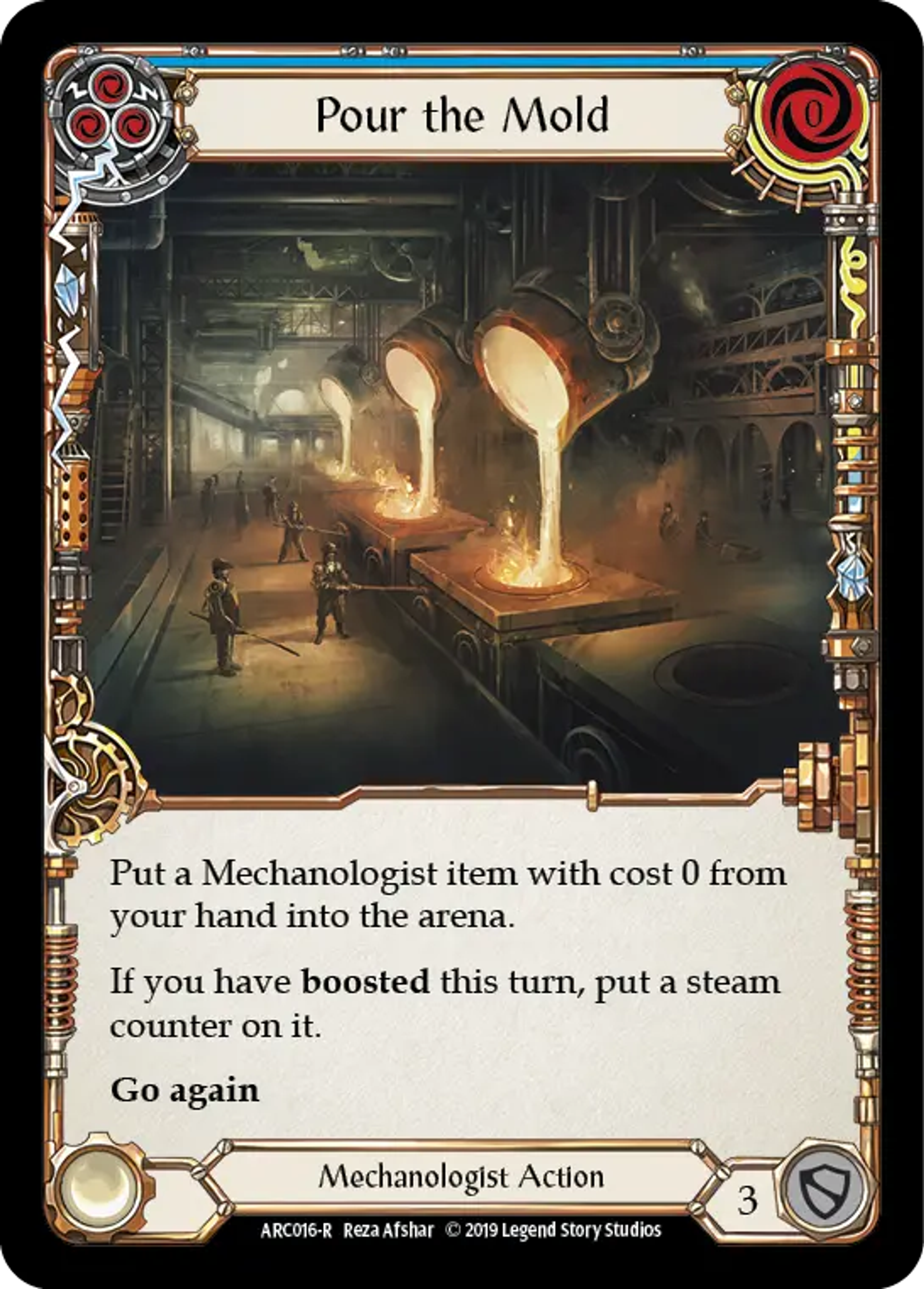 Pour the Mold (Blue) — Arcane Rising — Flesh and Blood