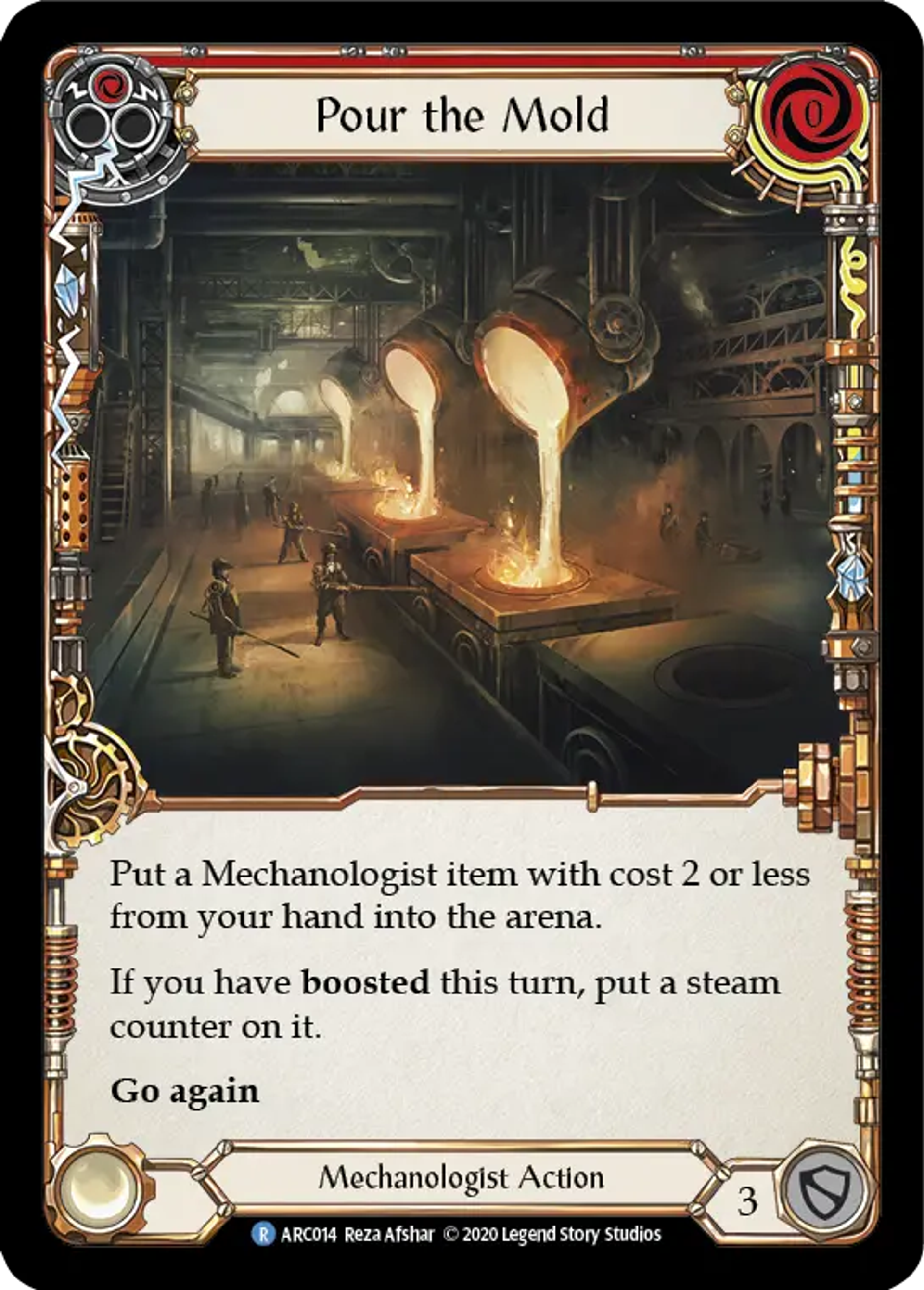 Pour the Mold (Red) — Arcane Rising - Unlimited — Flesh and Blood