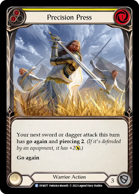Precision Press (Yellow) — Dynasty — Flesh and Blood