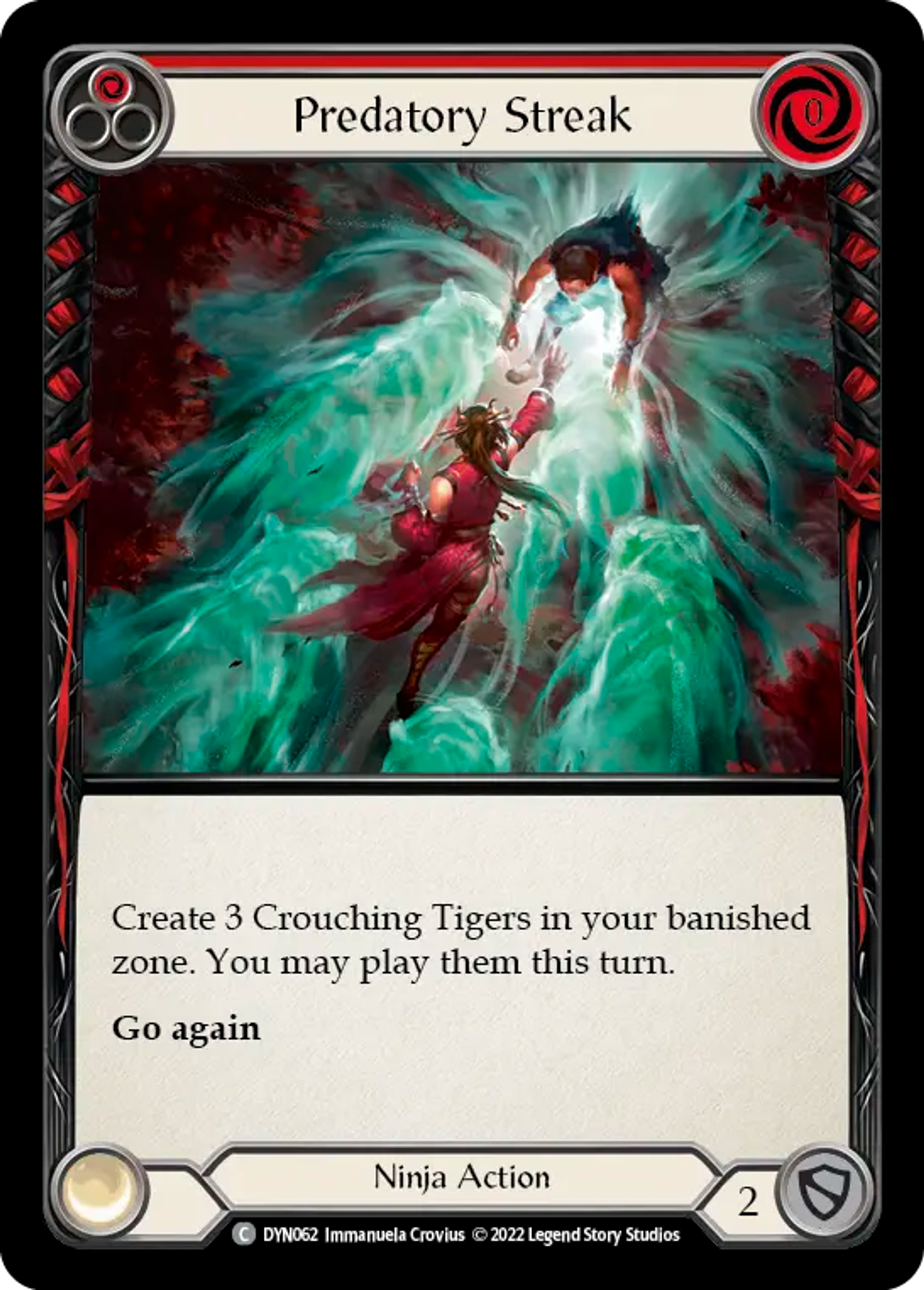 Predatory Streak (Red) — Dynasty — Flesh and Blood