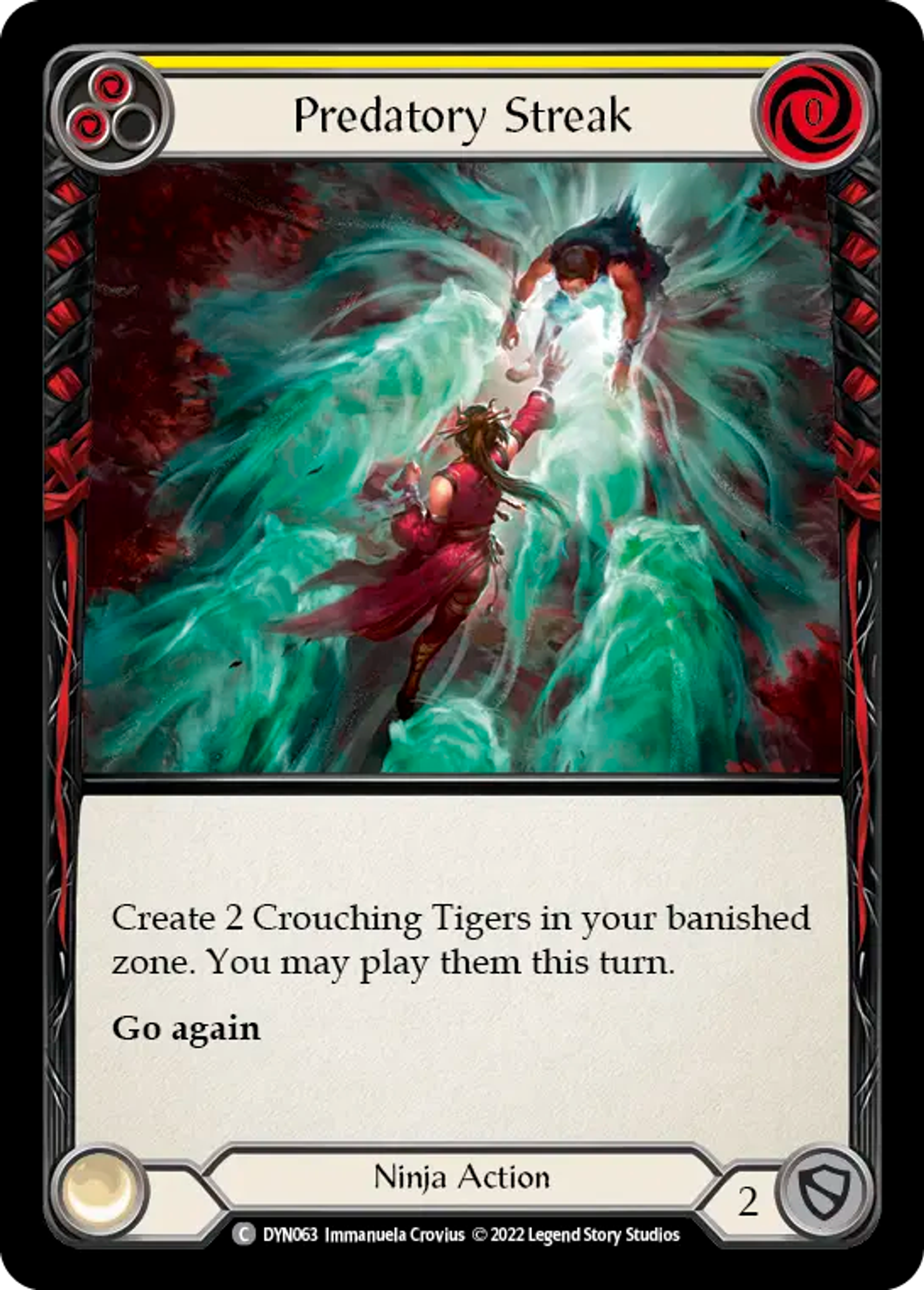 Predatory Streak (Yellow) — Dynasty — Flesh and Blood