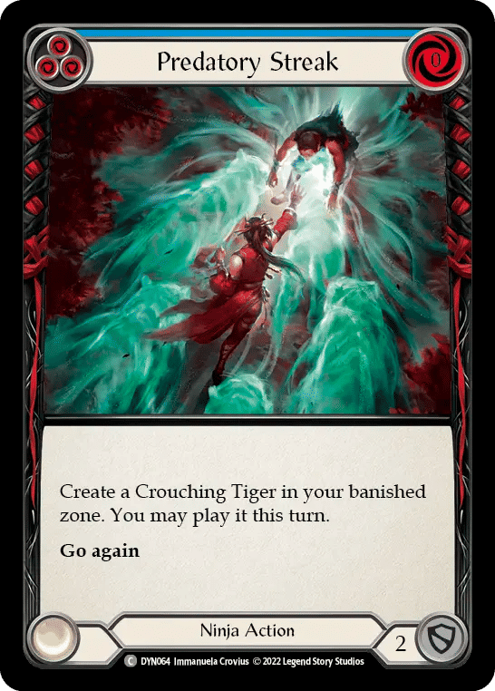 Predatory Streak (Blue) — Dynasty — Flesh and Blood