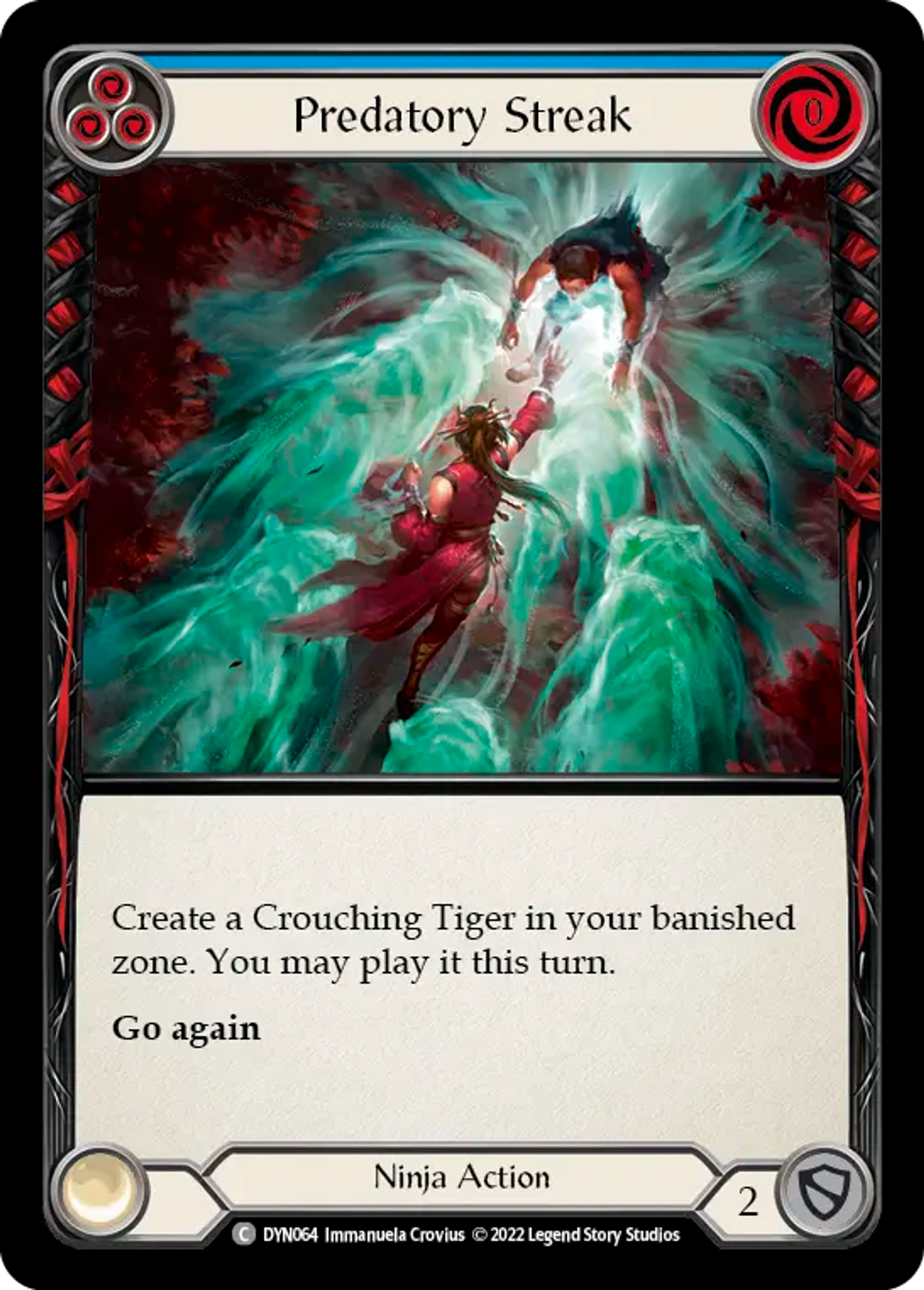 Predatory Streak (Blue) — Dynasty — Flesh and Blood