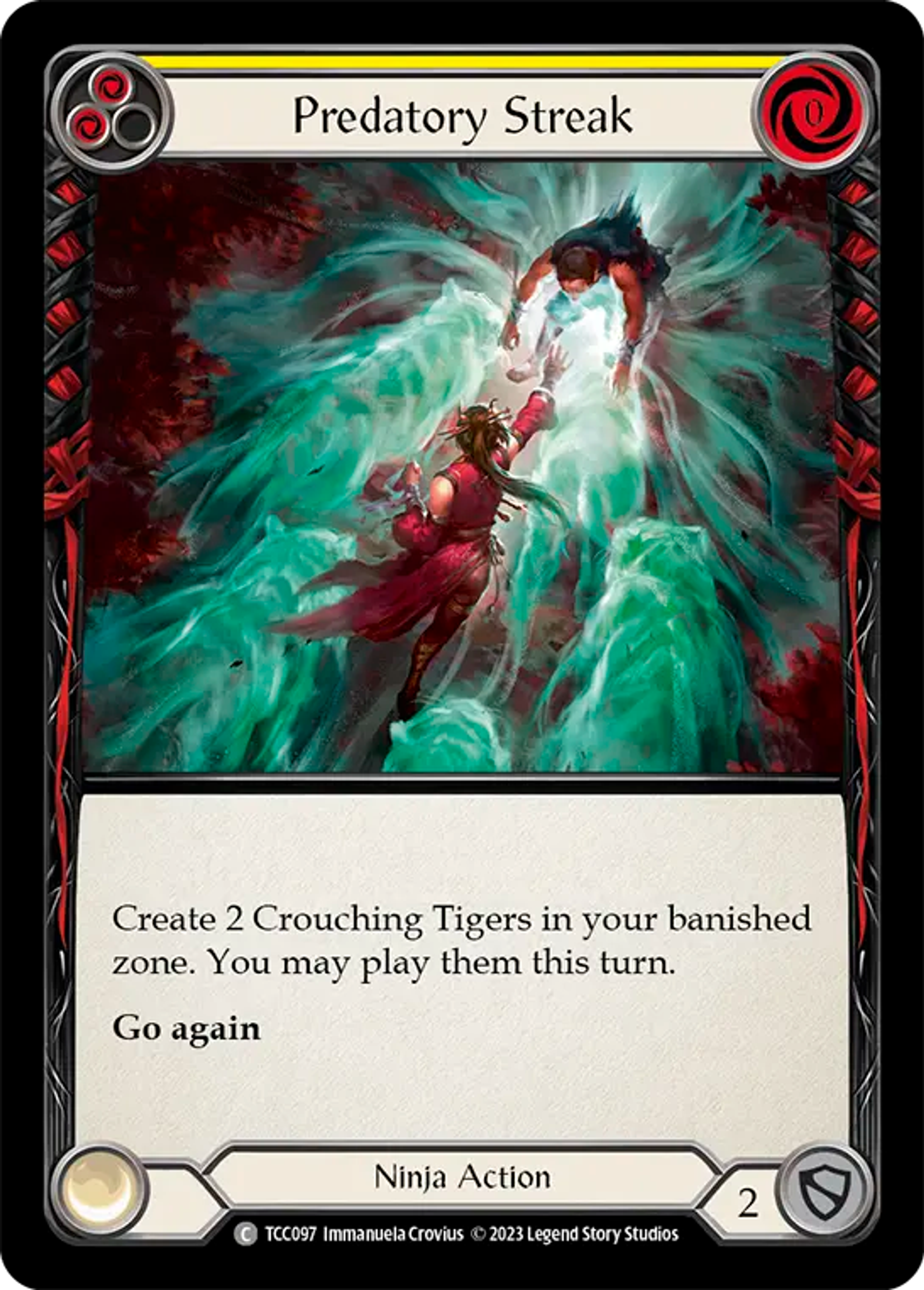 Predatory Streak (Yellow) — Round the Table: TCC x LSS — Flesh and Blood