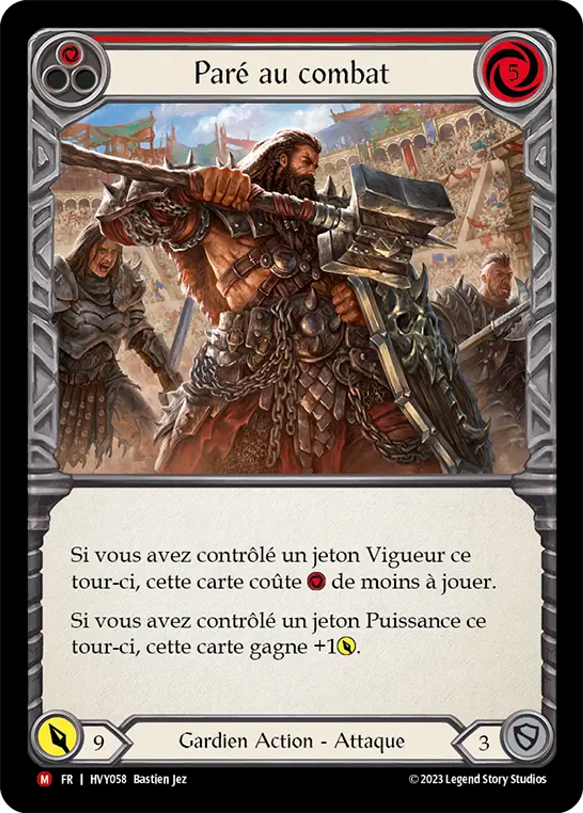 Paré au combat — Heavy Hitters — Flesh and Blood