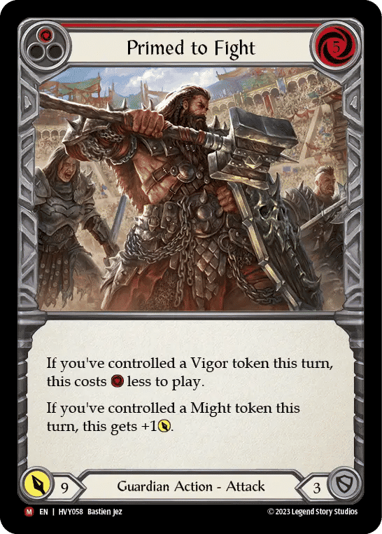 Primed to Fight — Heavy Hitters — Flesh and Blood