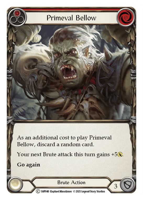 Primeval Bellow (Red) — History Pack 1 — Flesh and Blood