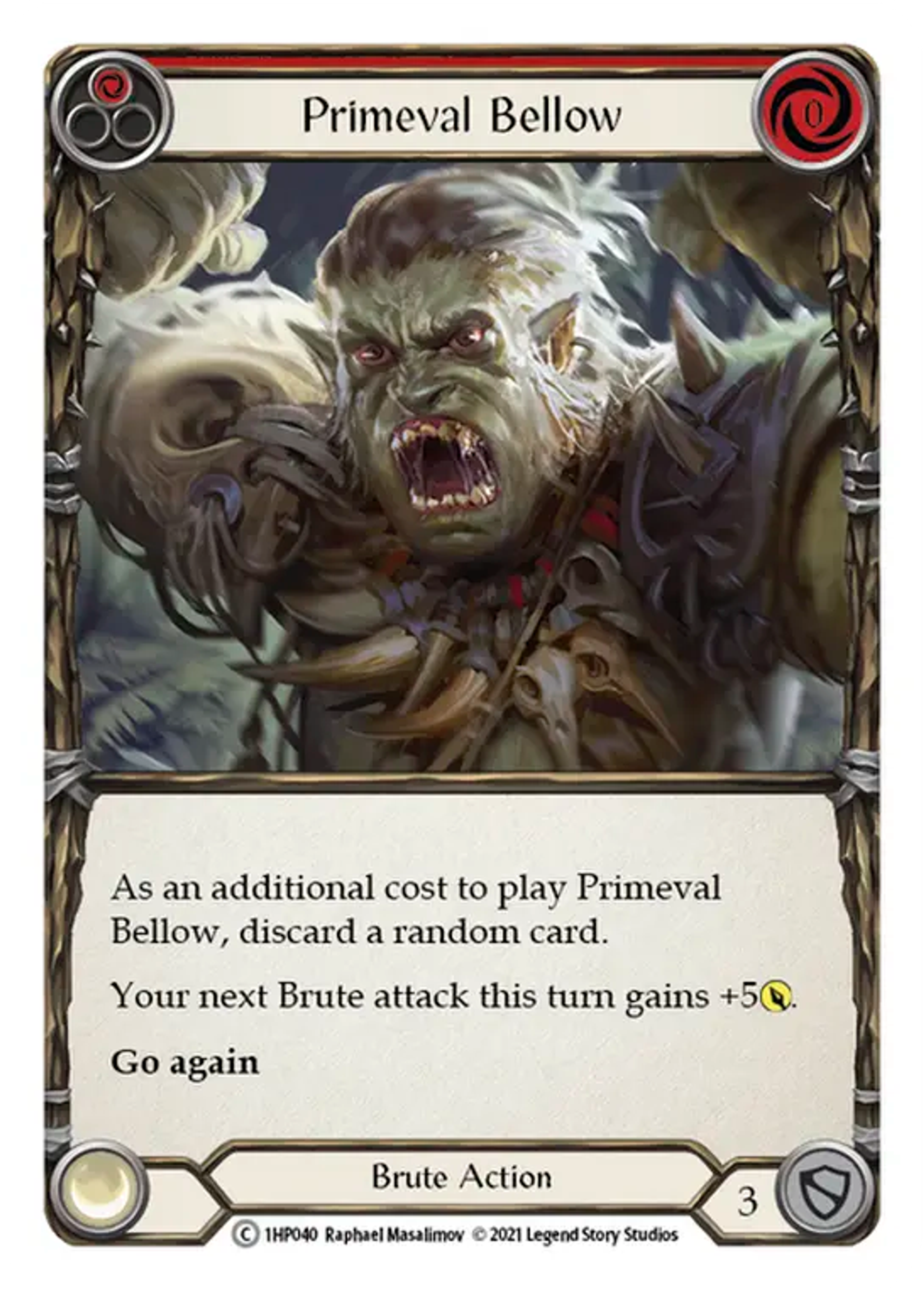 Primeval Bellow (Red) — History Pack 1 — Flesh and Blood