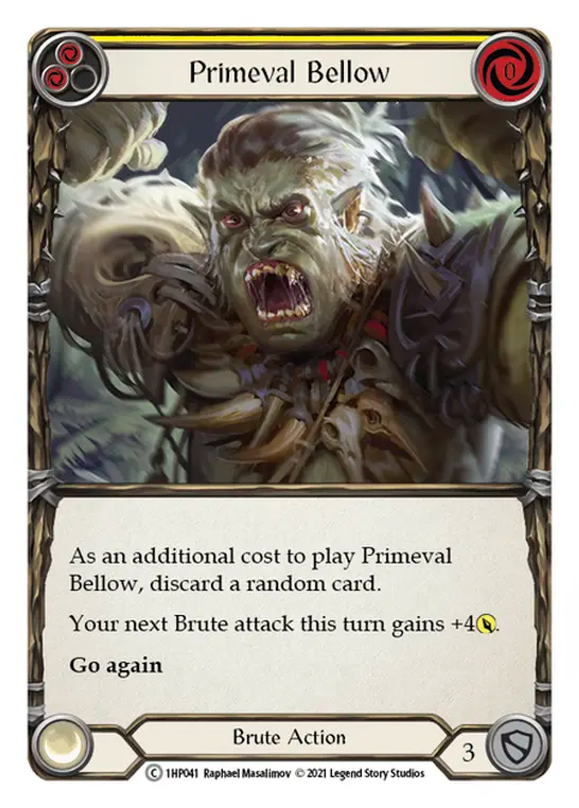 Primeval Bellow (Yellow) — History Pack 1 — Flesh and Blood