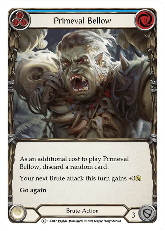 Primeval Bellow (Blue) — History Pack 1 — Flesh and Blood