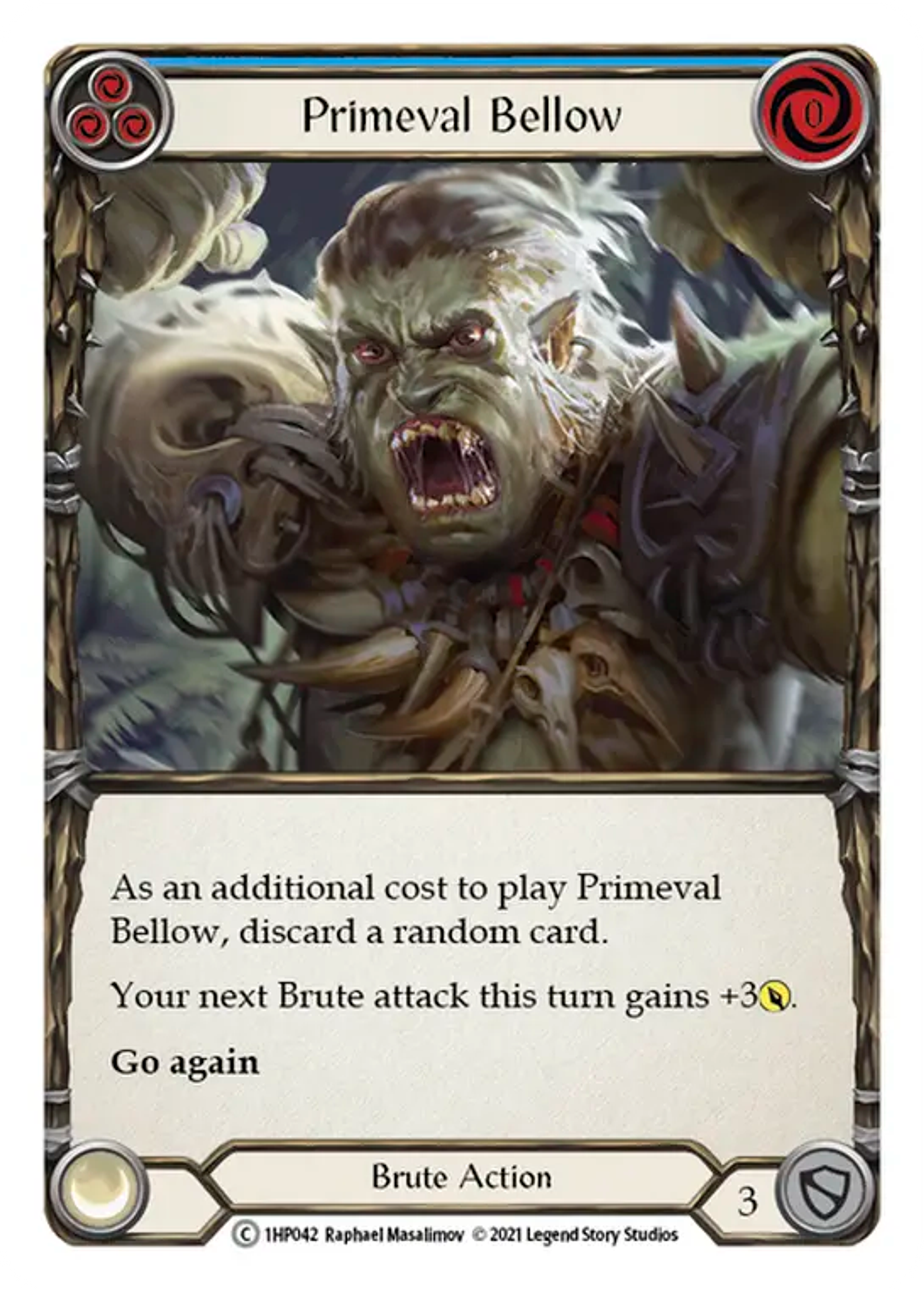Primeval Bellow (Blue) — History Pack 1 — Flesh and Blood
